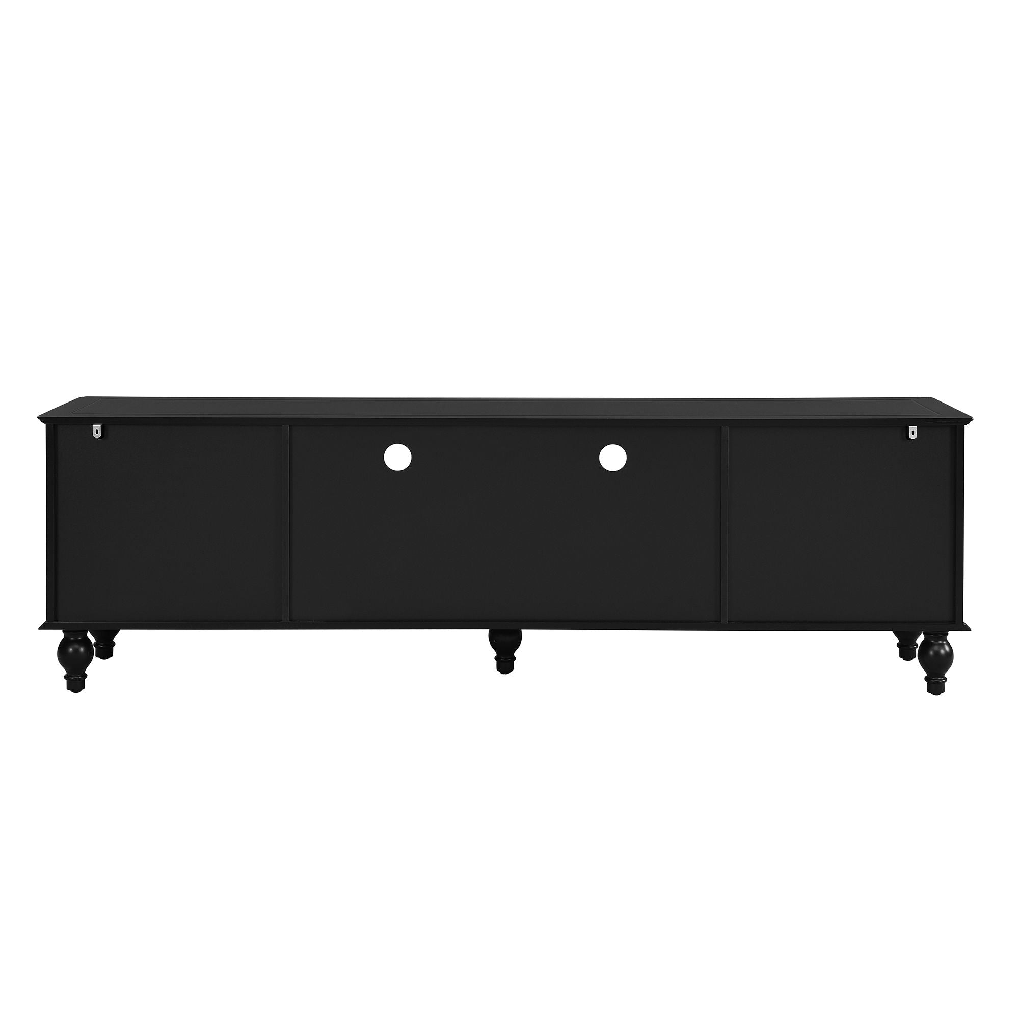 TV Stand For TVs Up To 80", Entertainment Center With Open Compartment