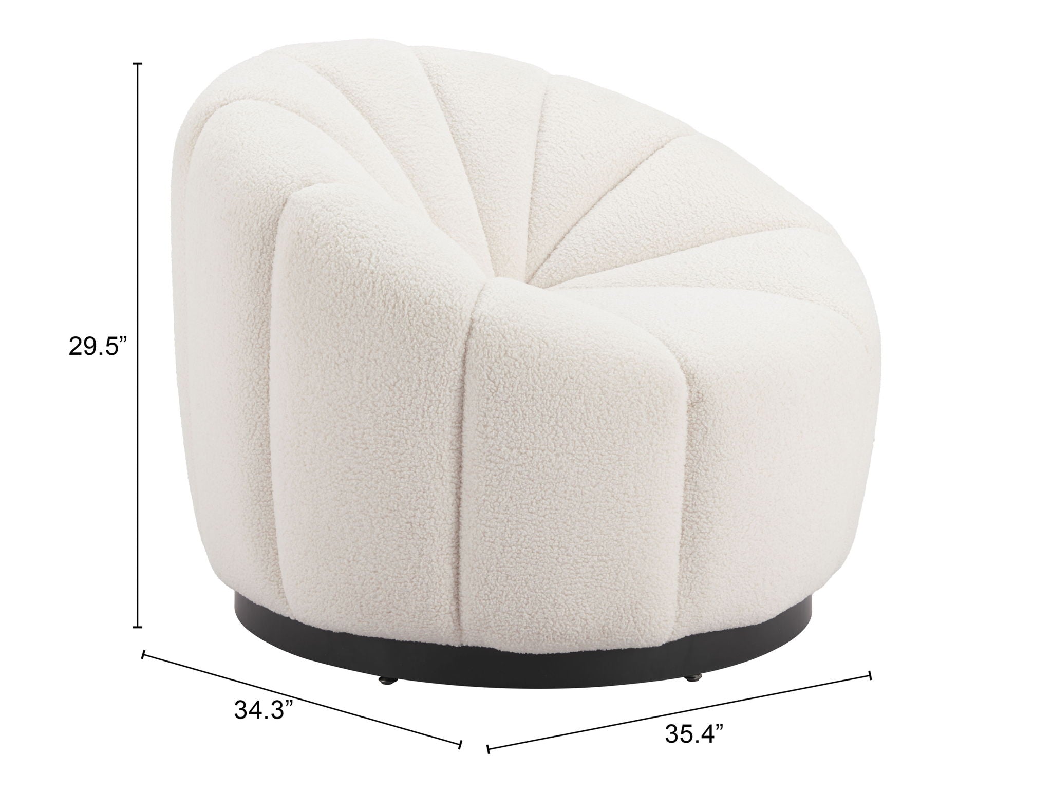 Bhutan - Accent Chair - White