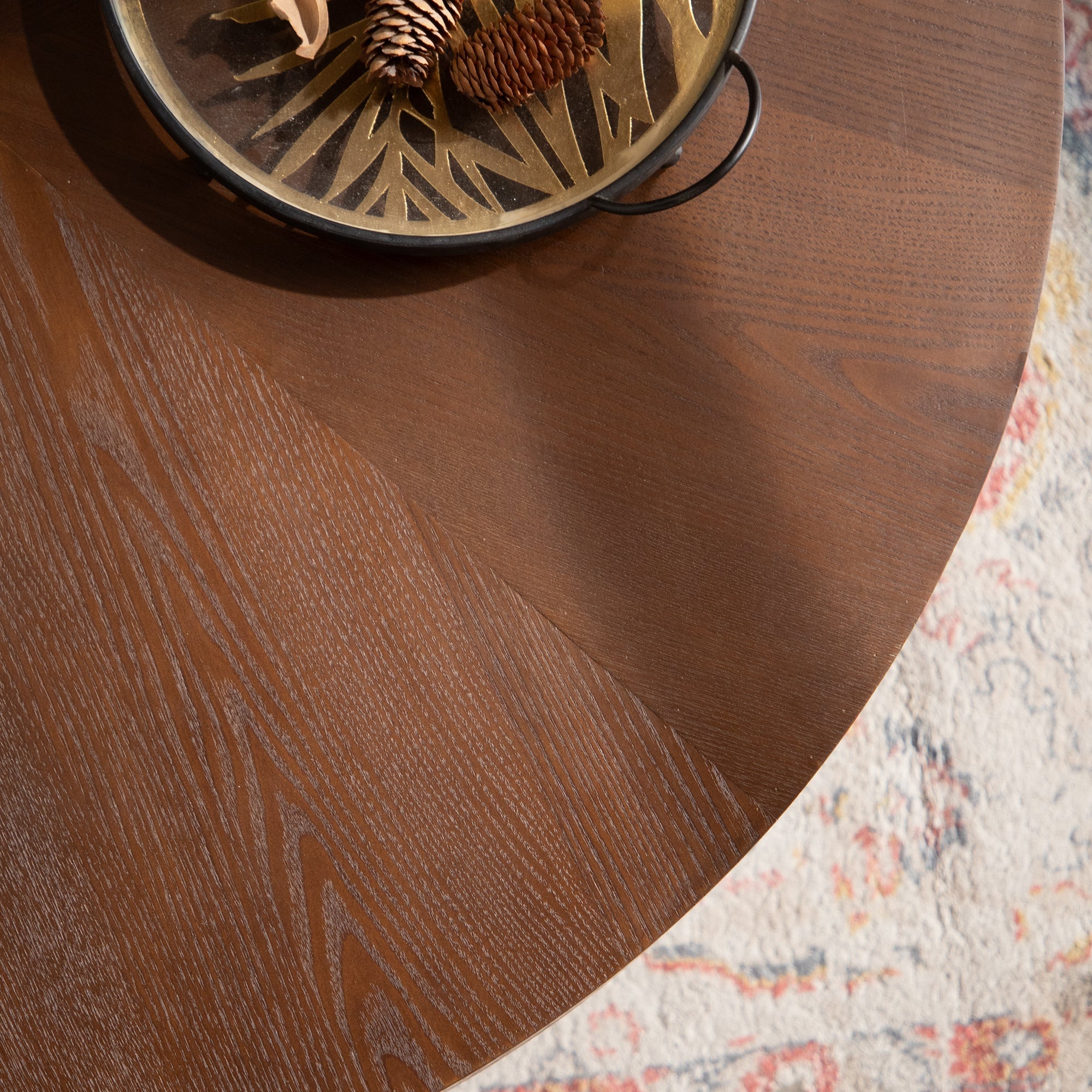 38.97' Round Coffee Table Handcrafted