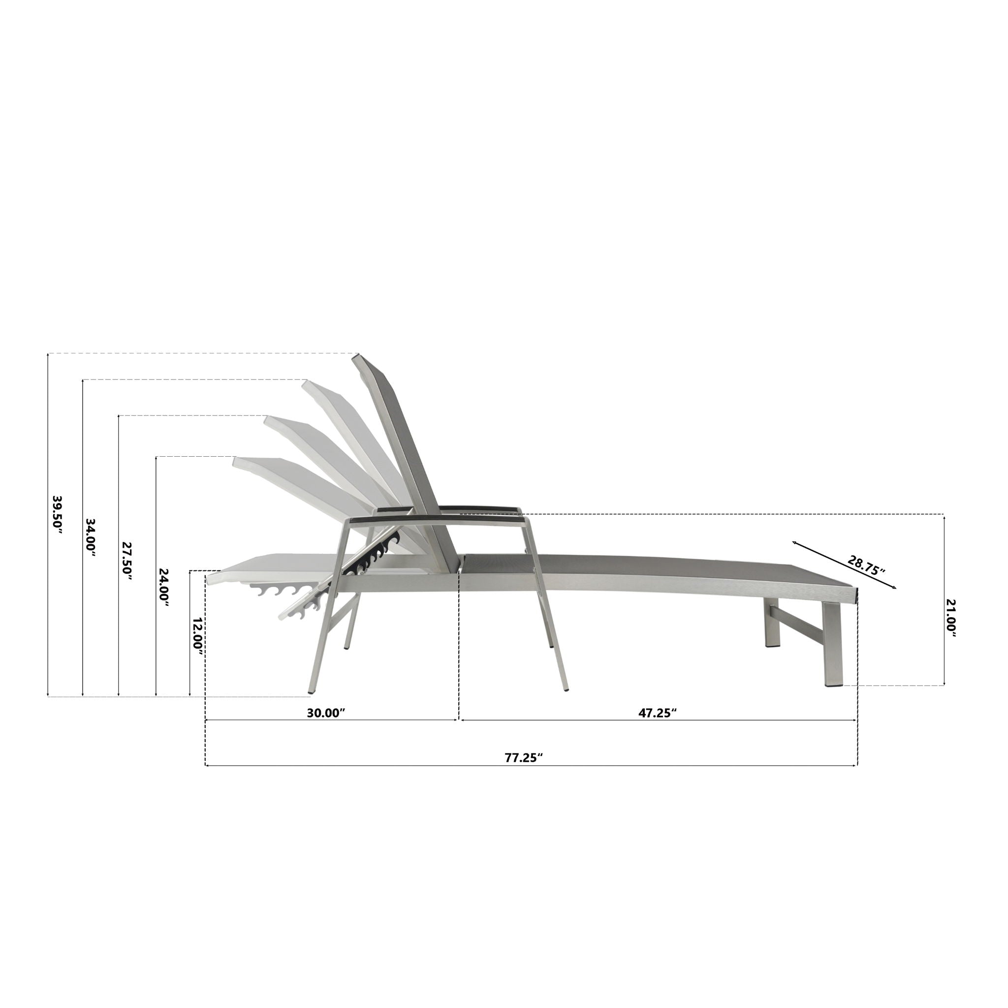 Oaxton - Chaise Lounge