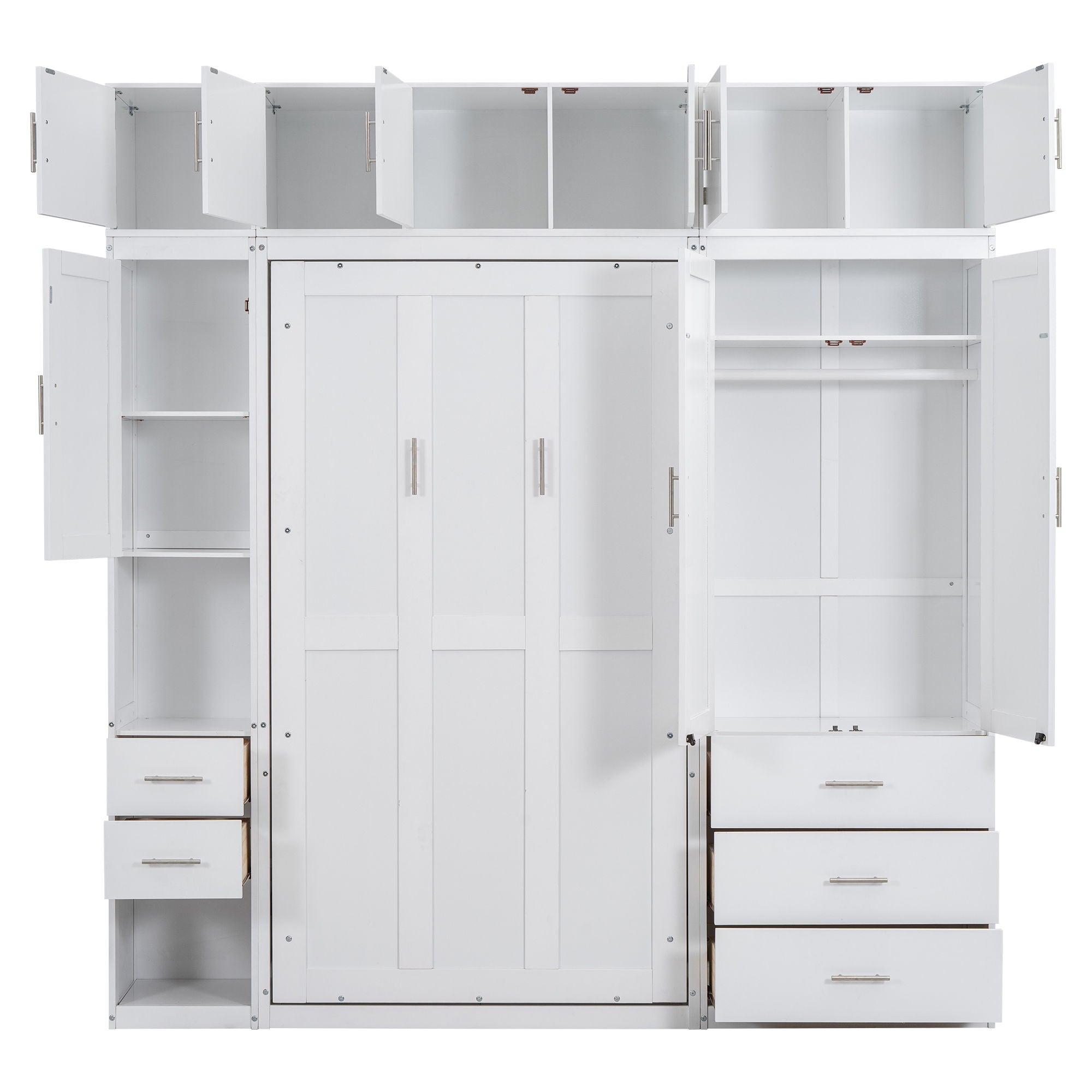 Murphy Bed With Lockers And Wardrobes