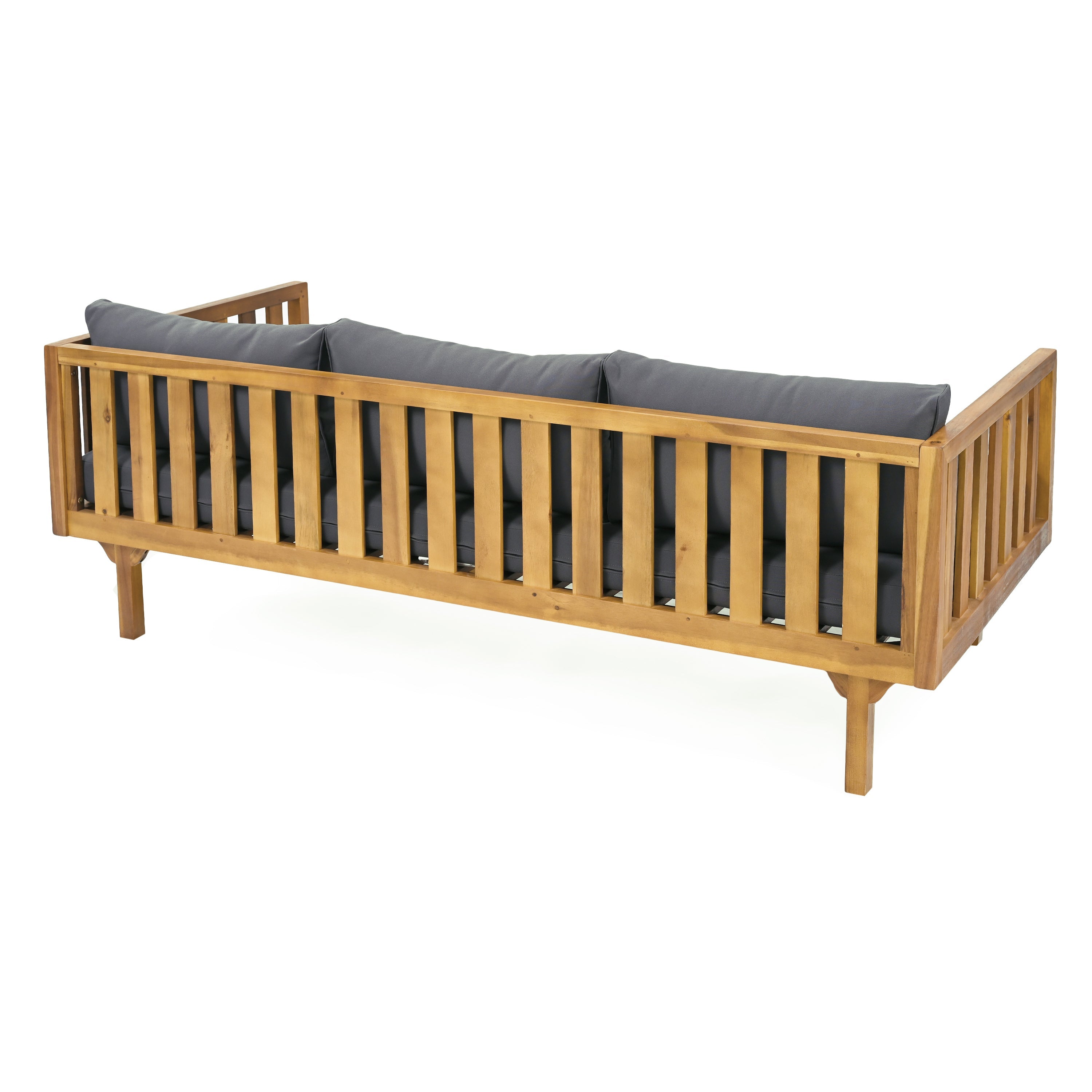 Claremont 3-seater day bed, grey