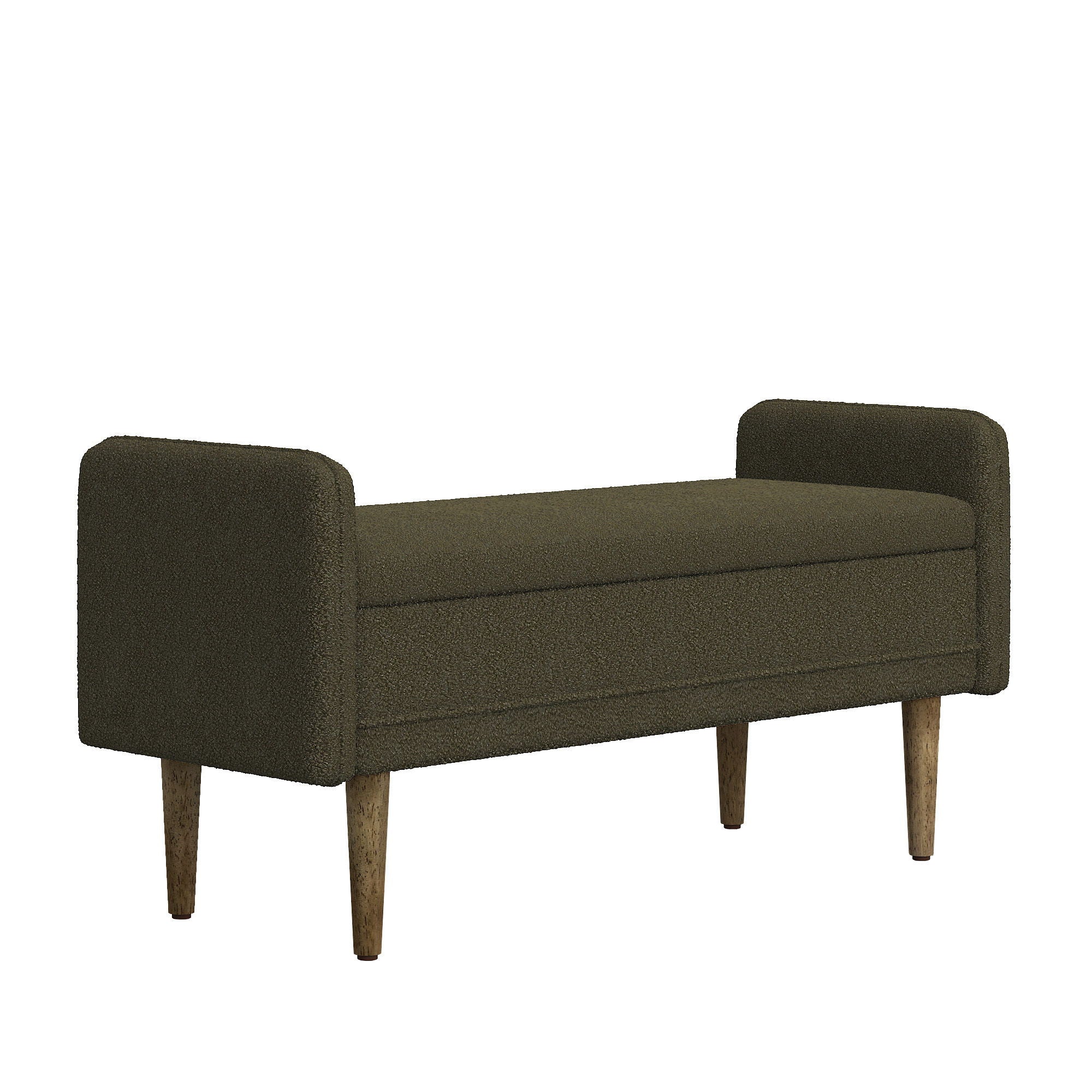 Teddy Velvet Storage Stool With Storage Space For Apartments