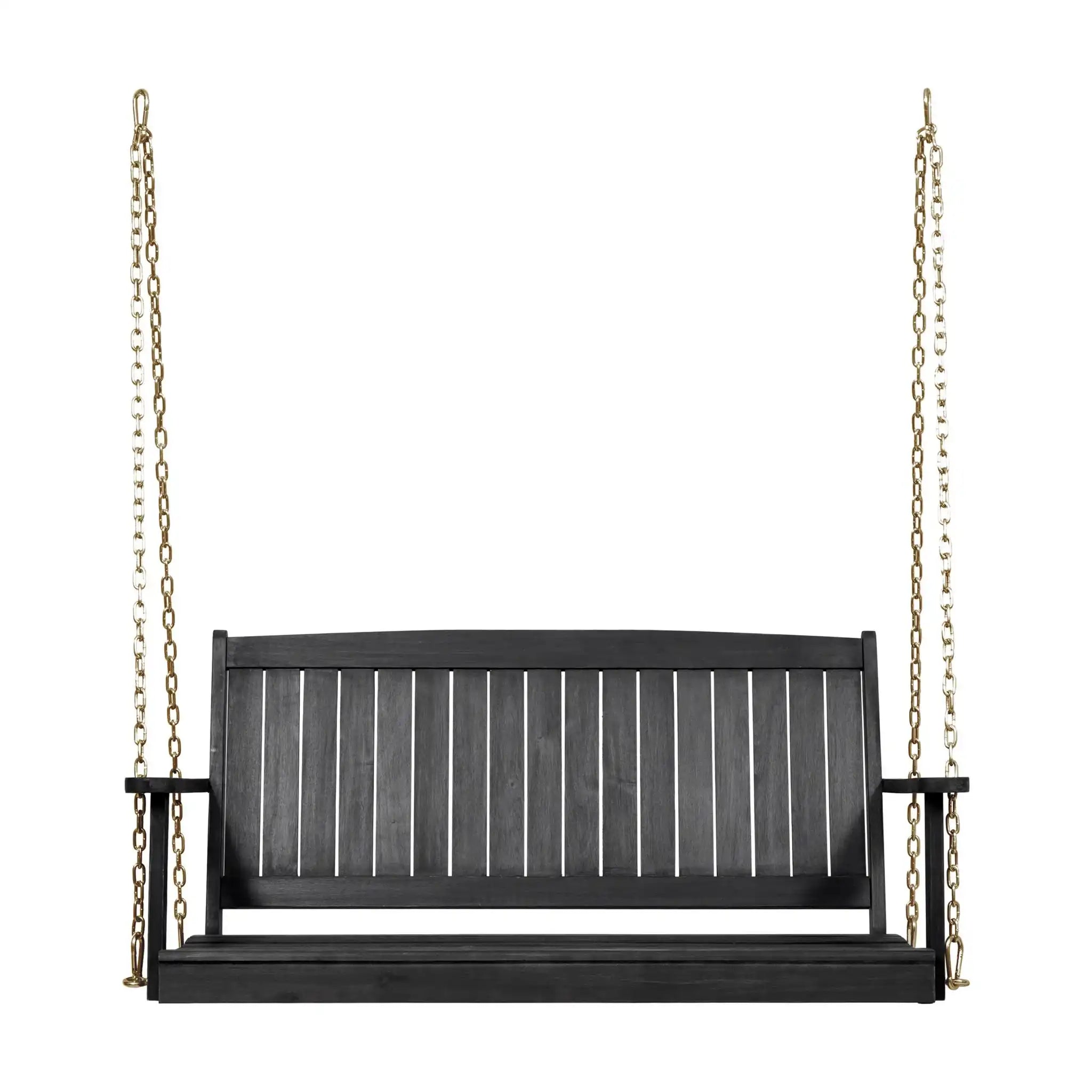 Tambora - Porch Swing Acacia Wood Slat Design