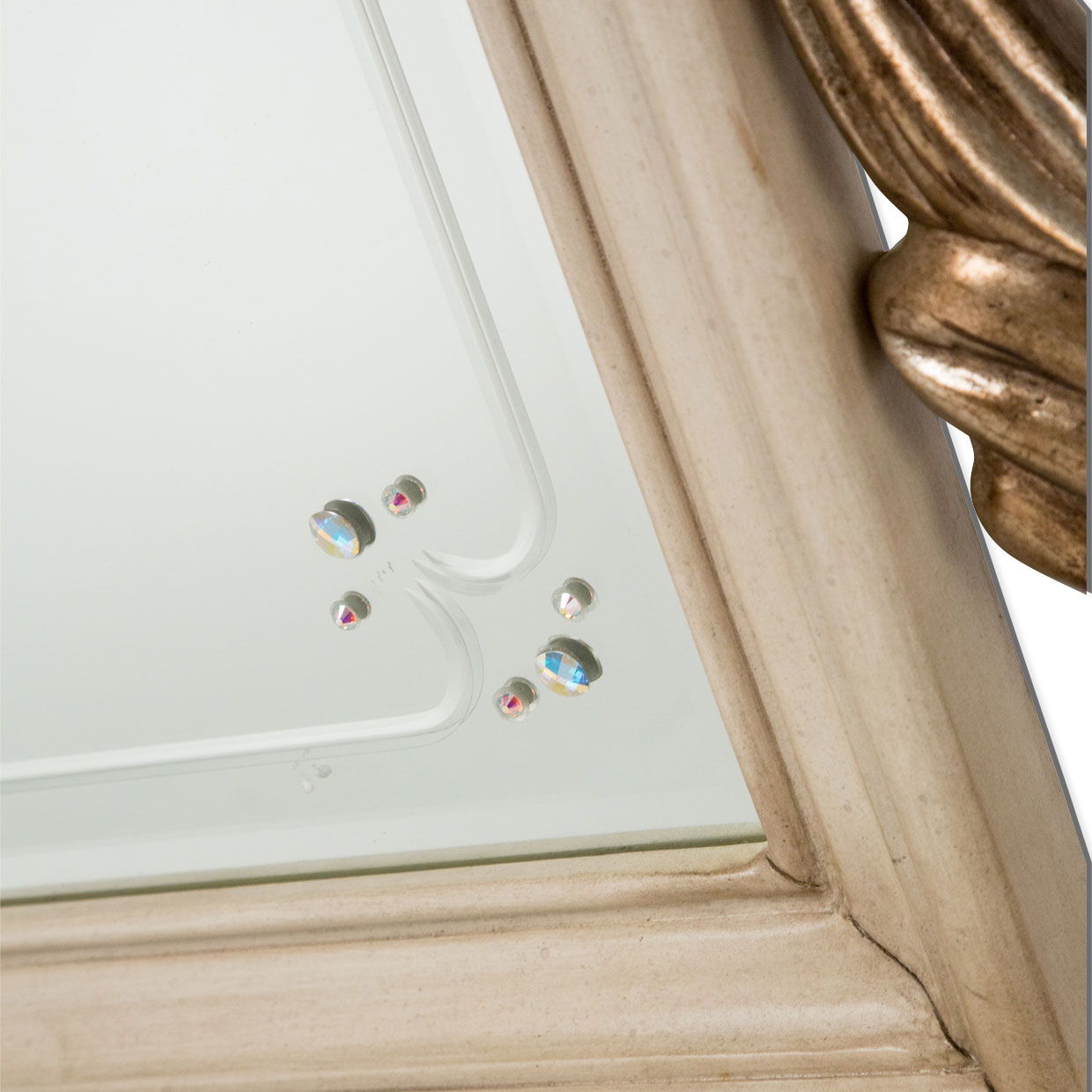 Platine de Royale - Wall Mirror - Champagne