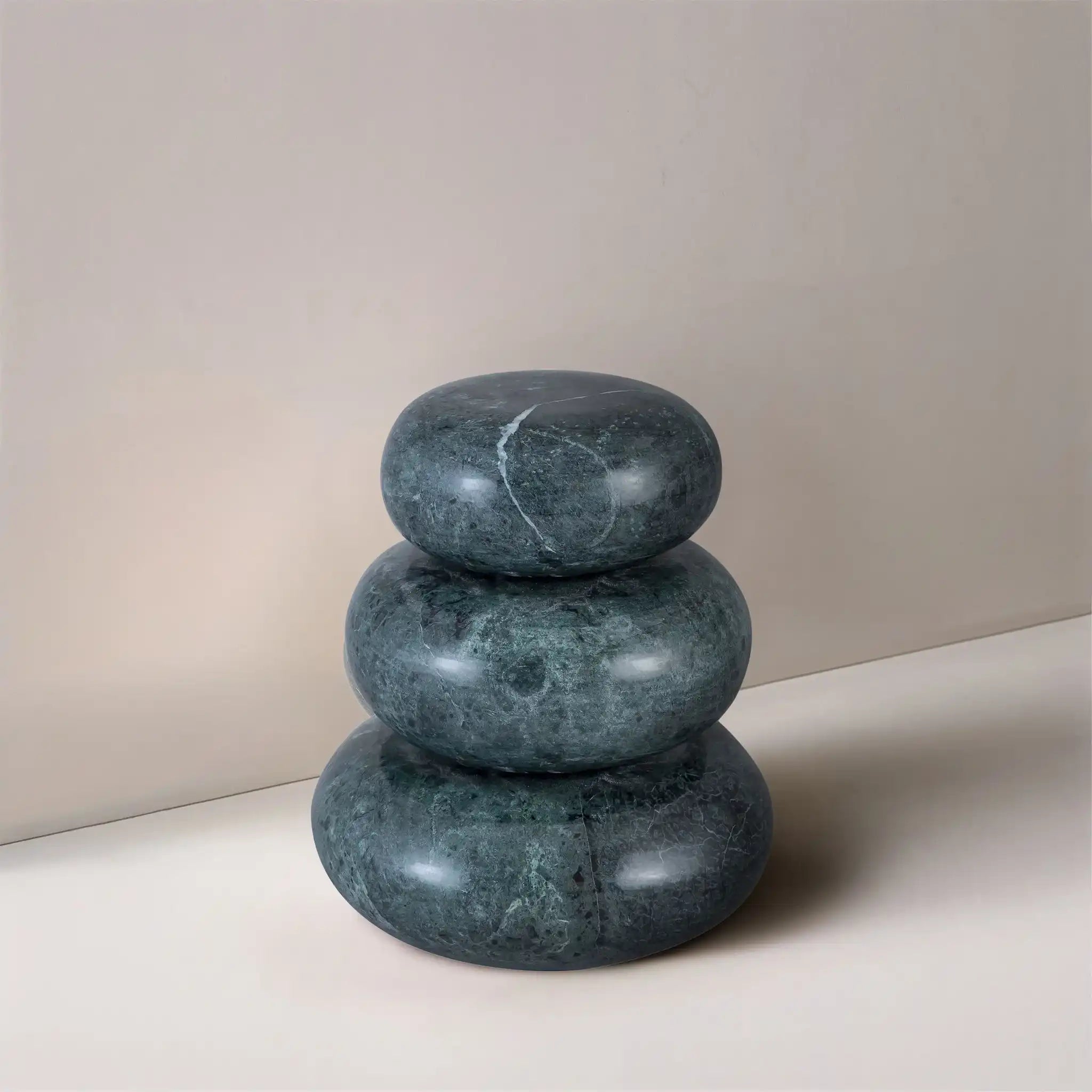 Pumpkin - 3 Piece Marble Decorative Object