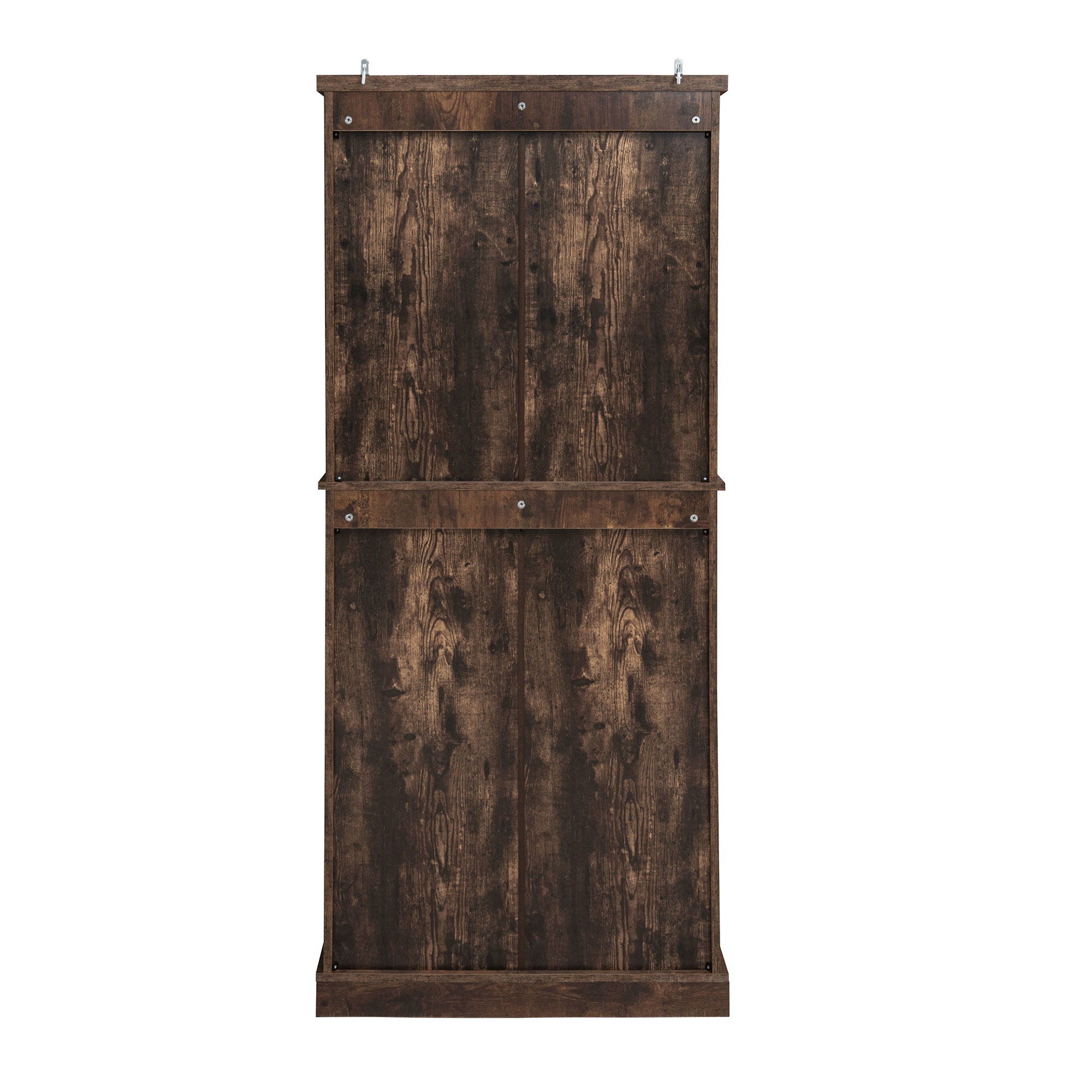 4 Door Storage Cabinet With 1 Drawer, With 4 Adjustable Inner Shelves