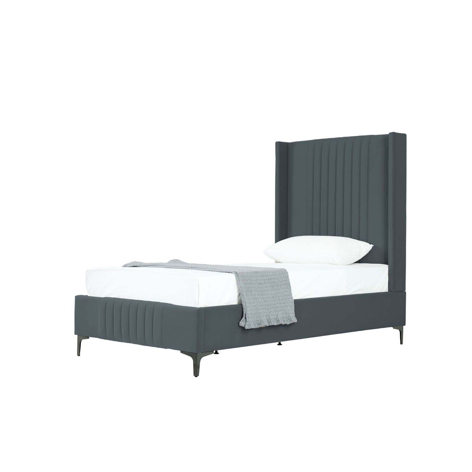 Promenade - Bed With Upholstered Headboard And Slats