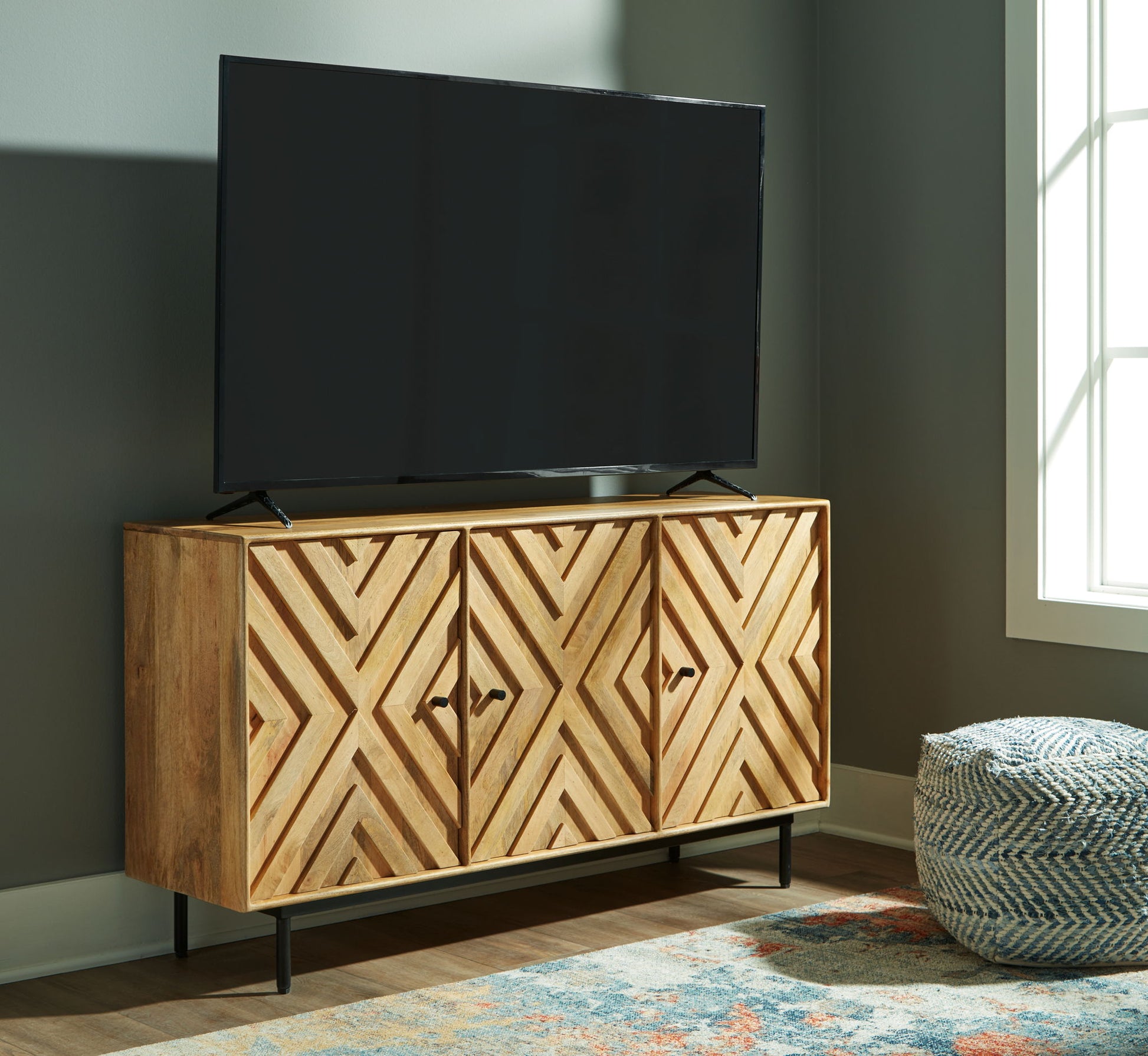 Cadewick - Accent Cabinet - Natural - Best Buy Furniture