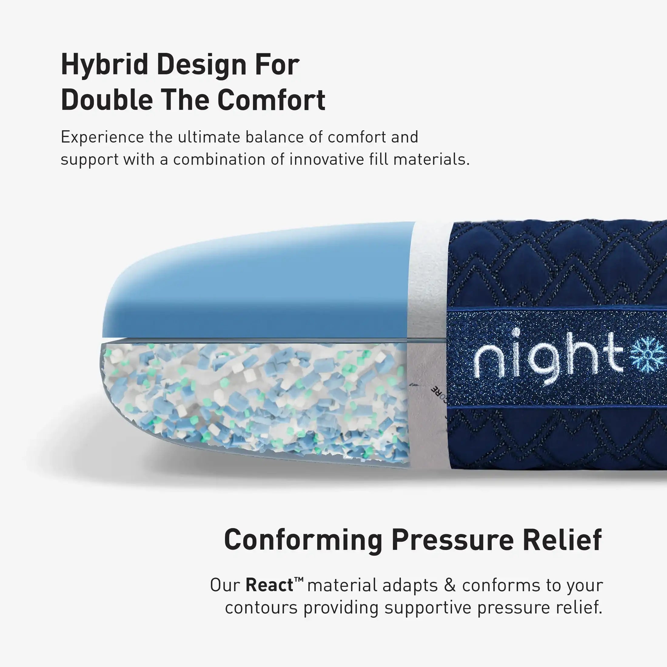 BEDGEAR Night Ice Performance Pillow