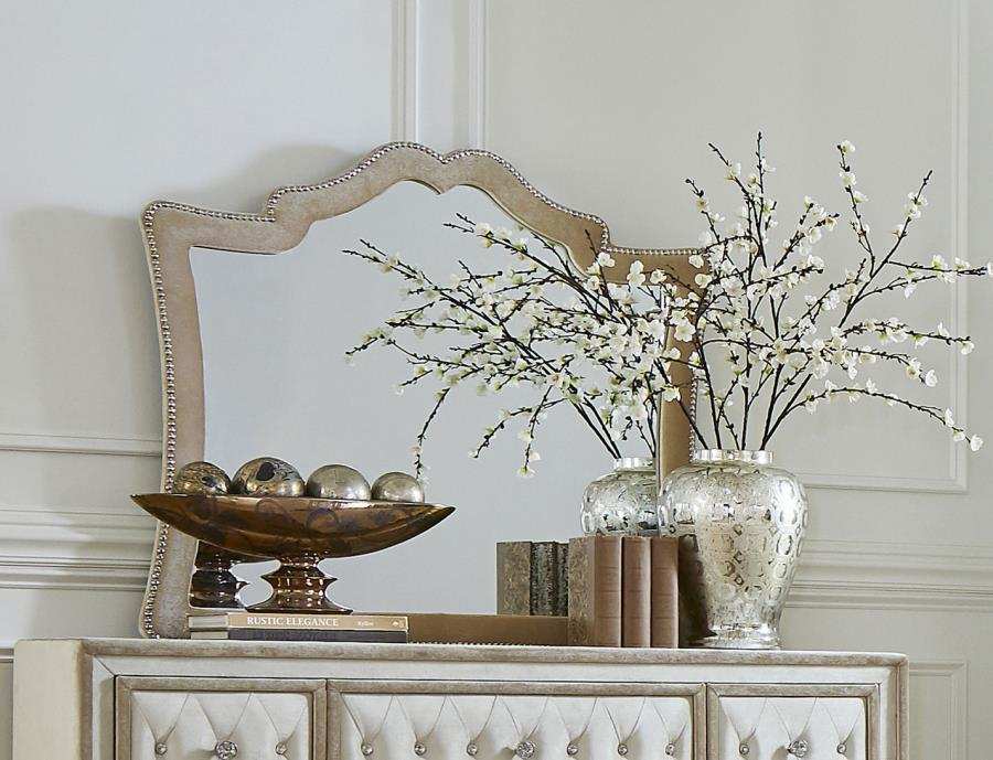 Antonella - Upholstered Dresser Mirror - Best Buy Furniture