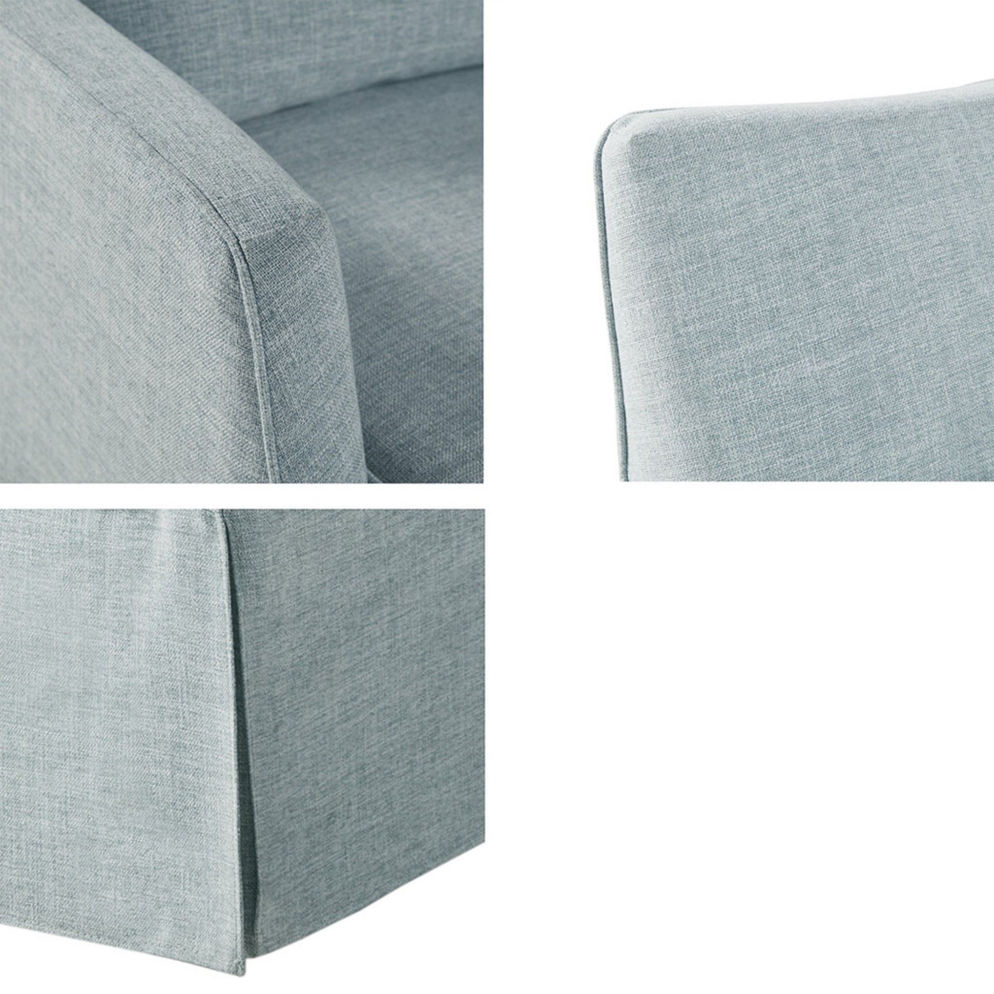 Traditional Design London Skirted Swivel Chair - Best Buy Furniture