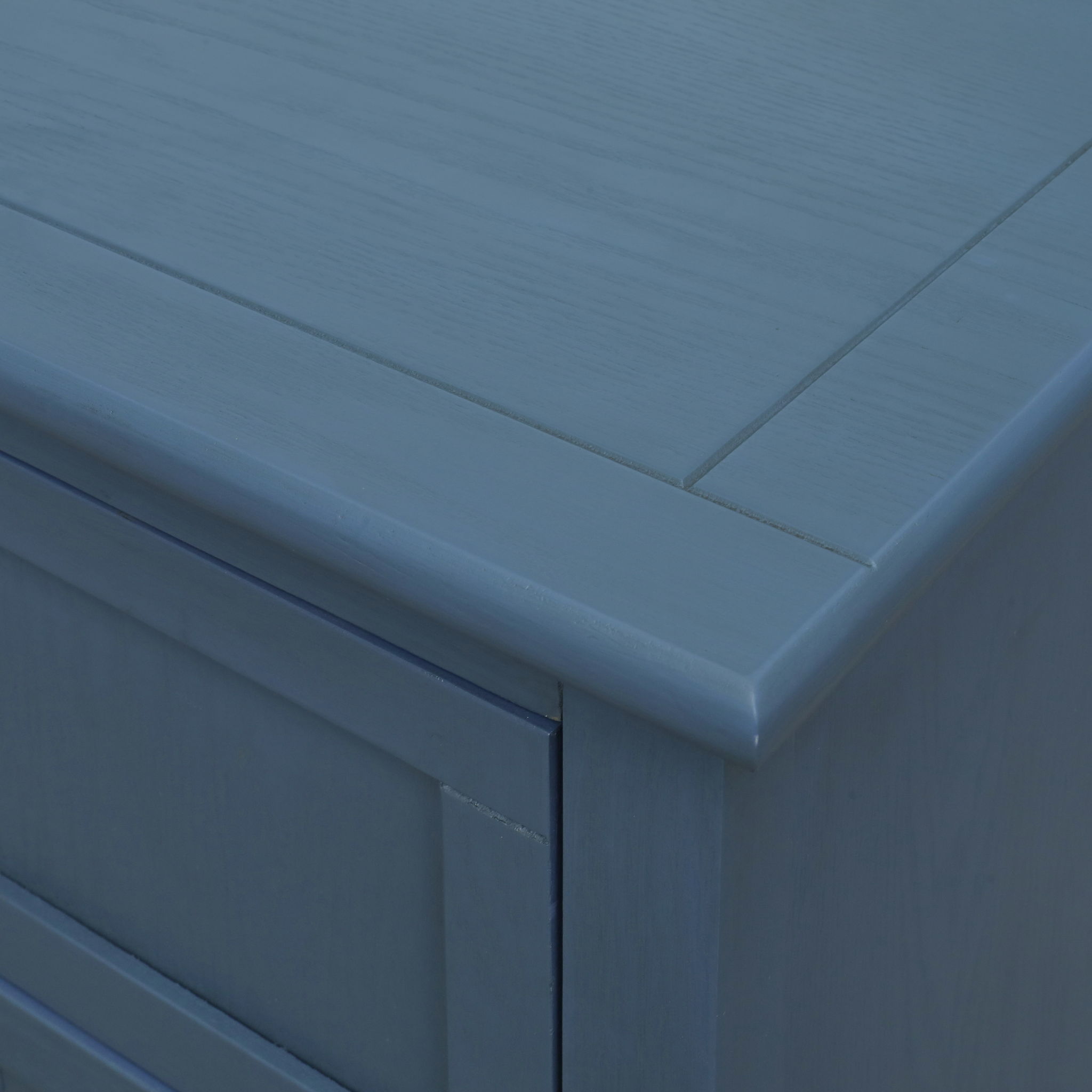 2 Drawer Side Table, American Style, End Table, Suitable For Bedroom, Living Room, Study