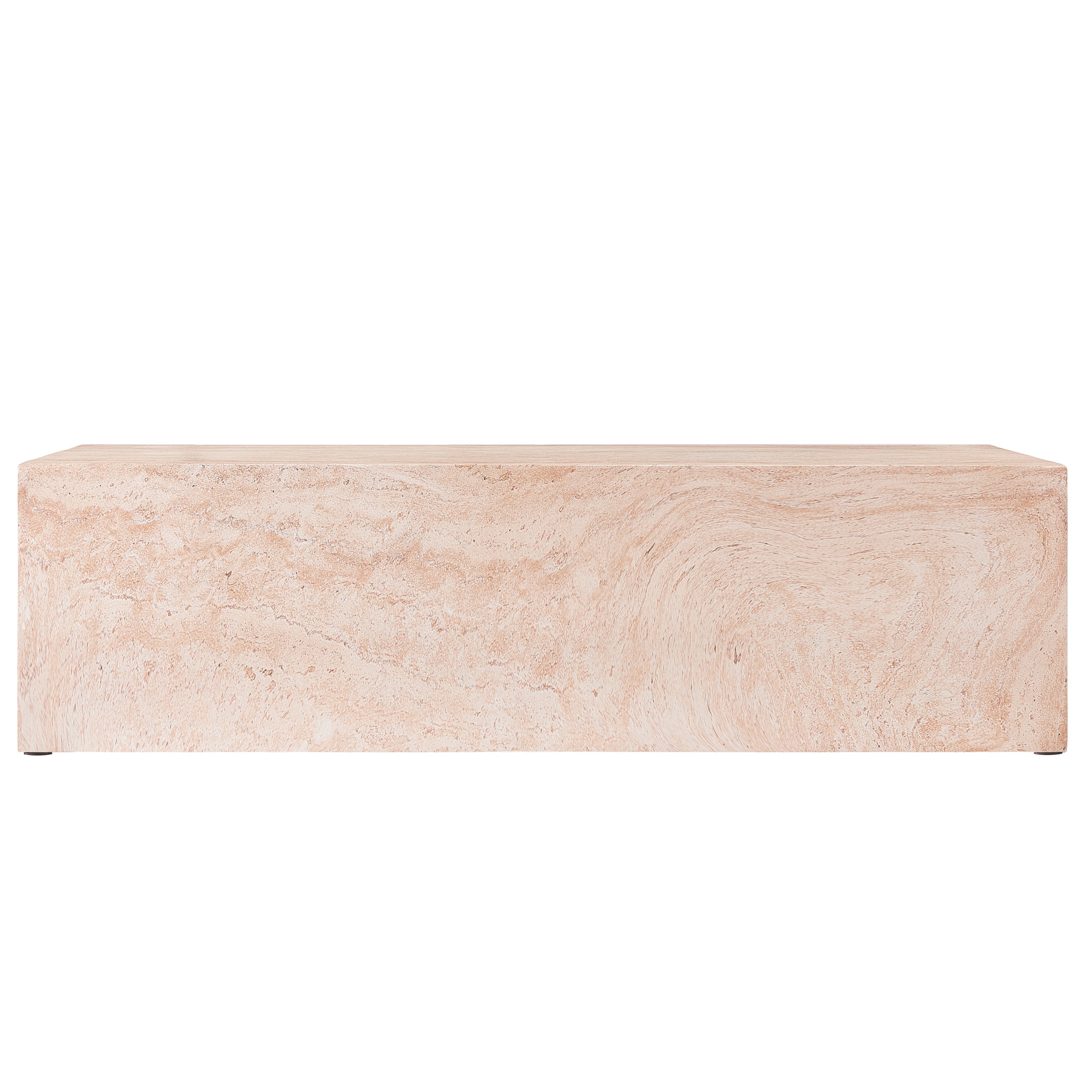 43.5" L x 22" W Rectangular MGO Coffee Table for Indoor and Outdoor Use