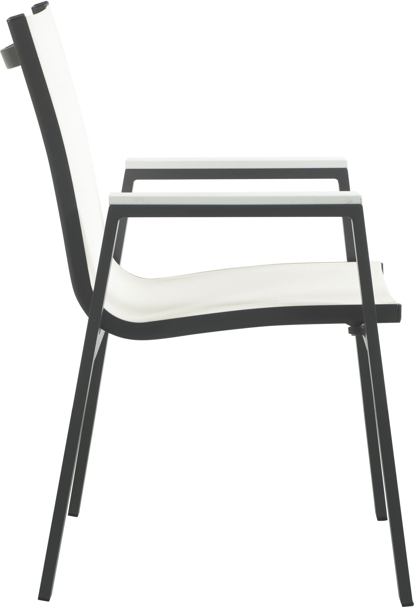Nizuc - Outdoor Patio Dining Arm Chair With Gray Frame (Set of 2)