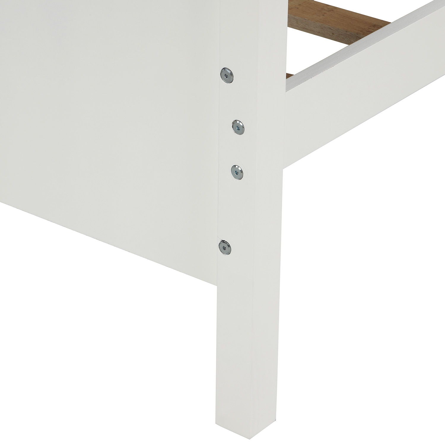 Platform Bed With Slat Support And Headboard And Footboard