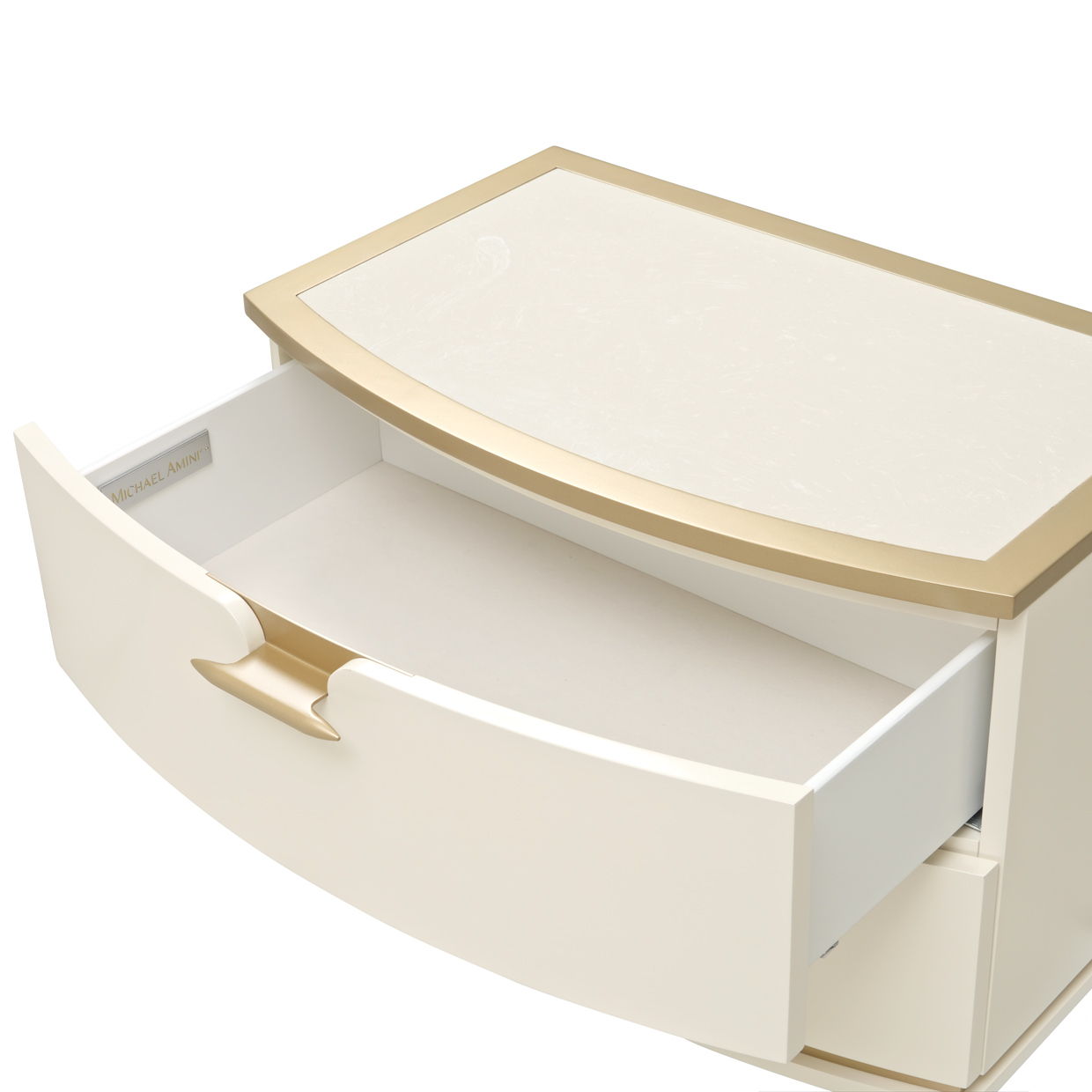 La Terrazza - Large Nightstand - Creamy Pearl
