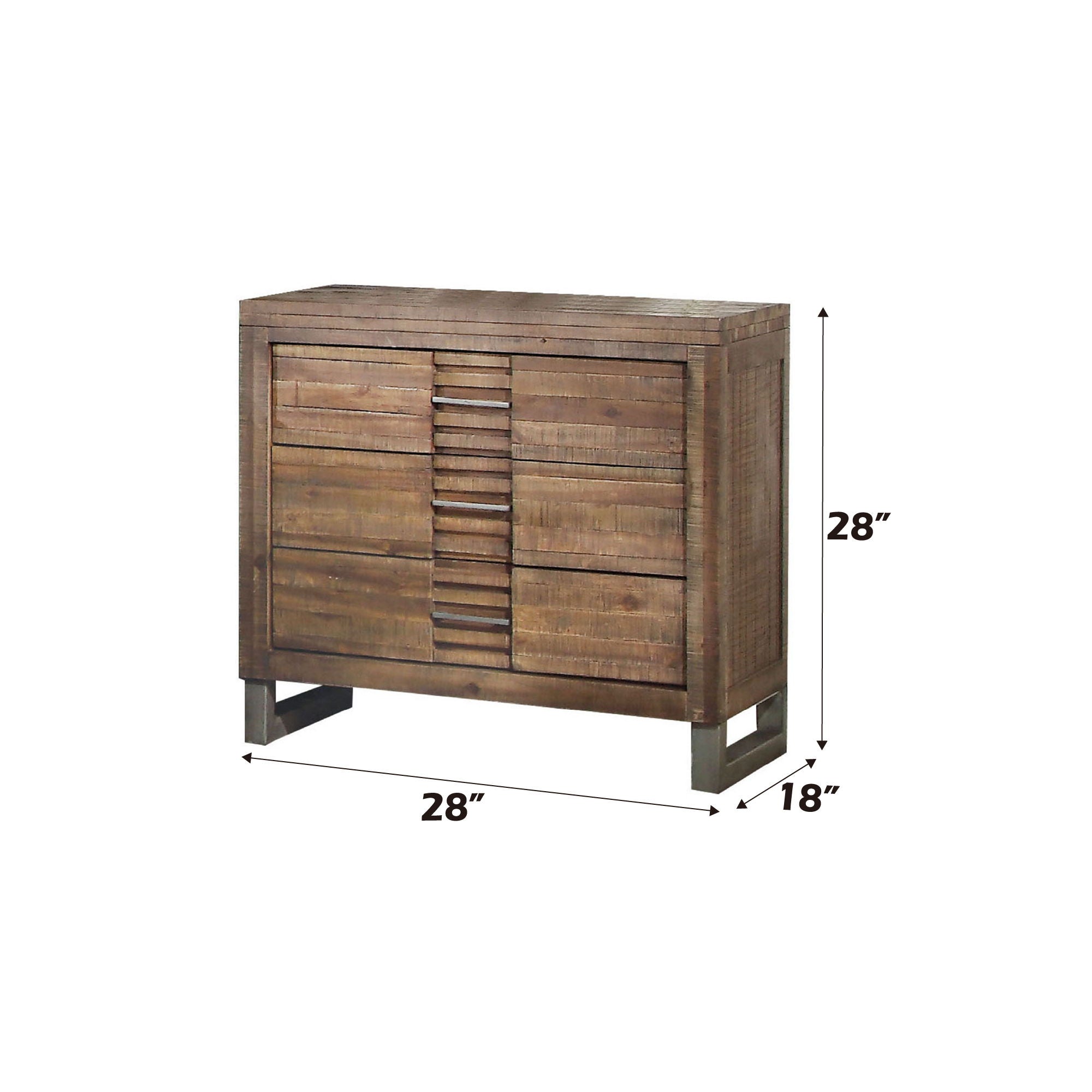 Andria - Reclaimed Nightstand - Oak