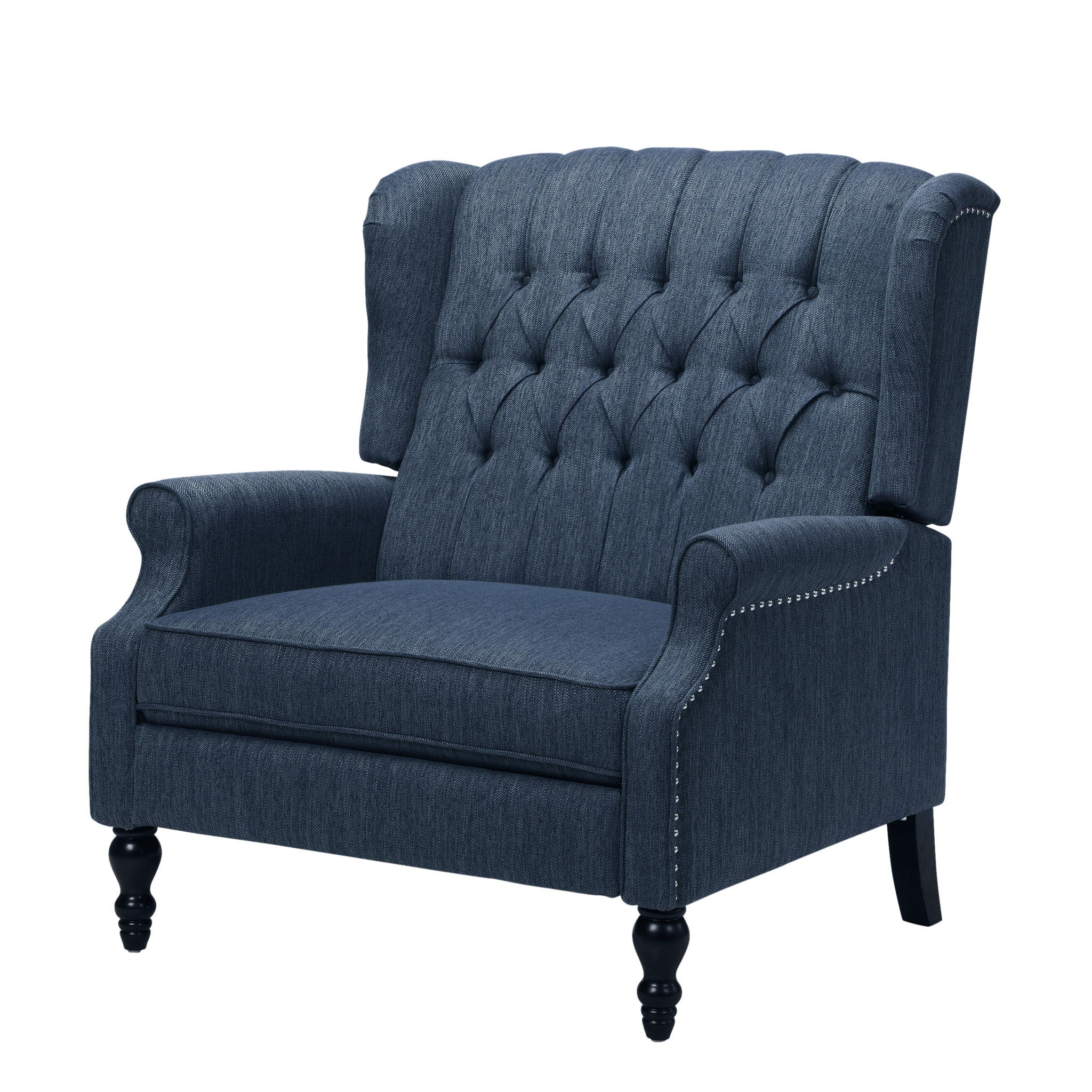 Dunham - Contemporary Fabric Tufted Oversized Pushback Recliner