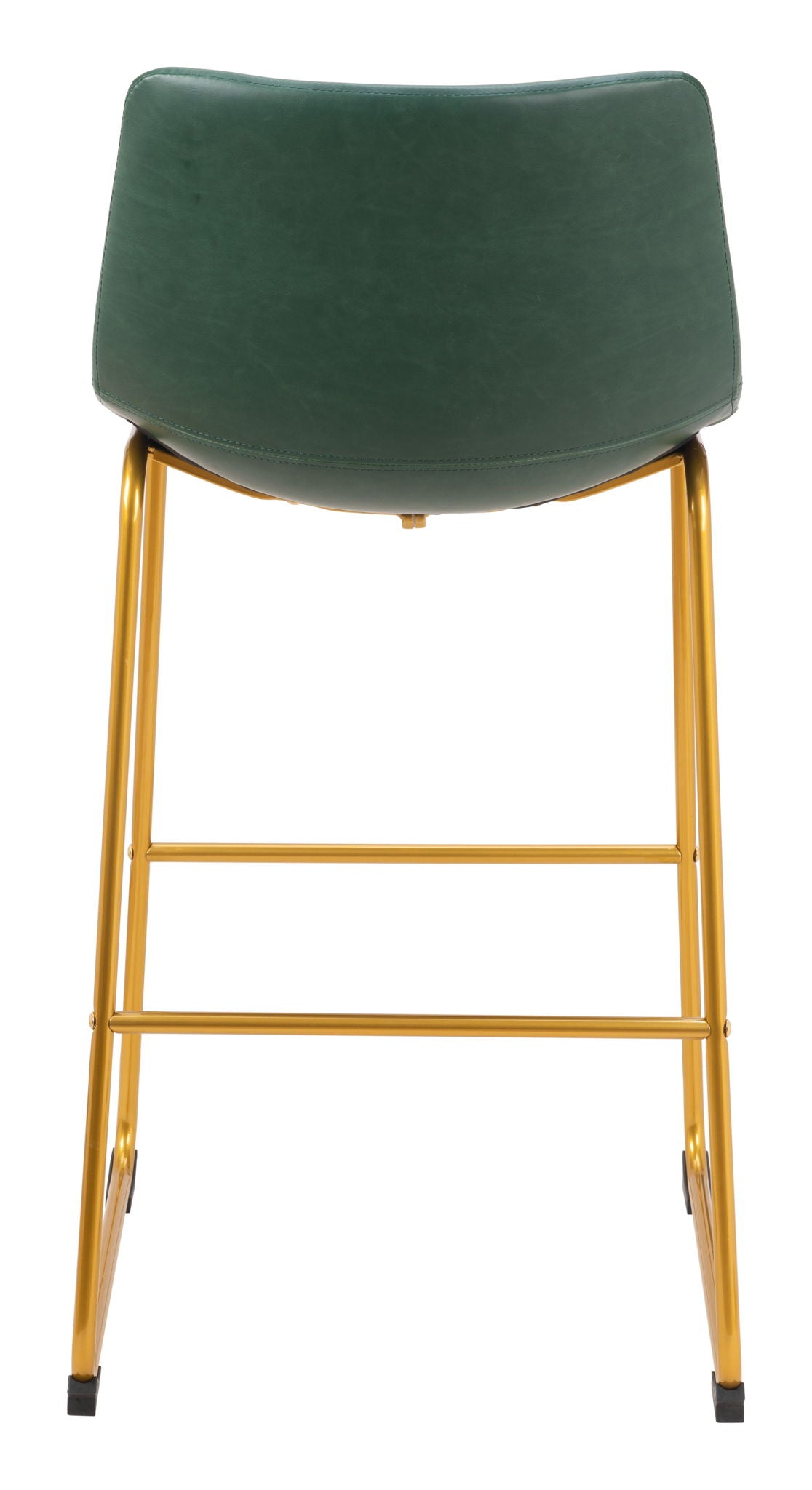 Augusta - Barstool (Set of 2) - Green / Gold