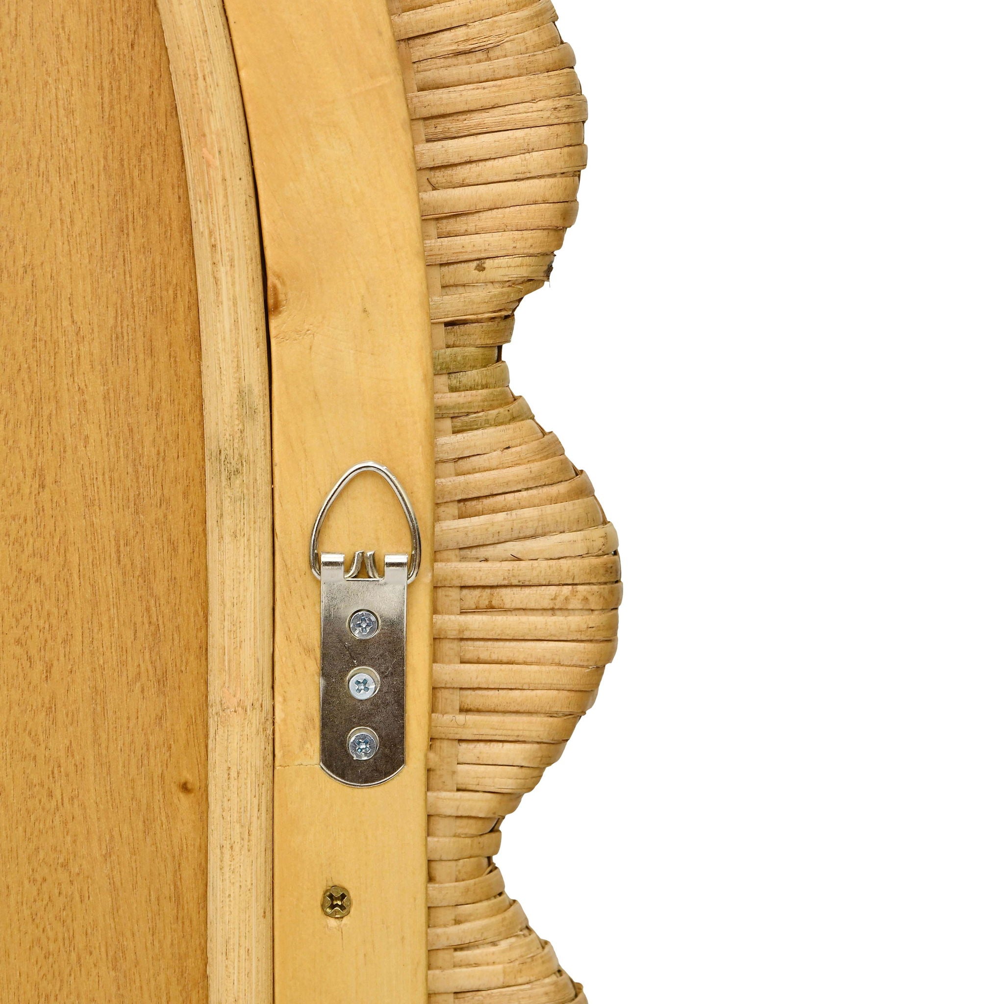 Bama - Rattan Arched Wall Mirror - Natural