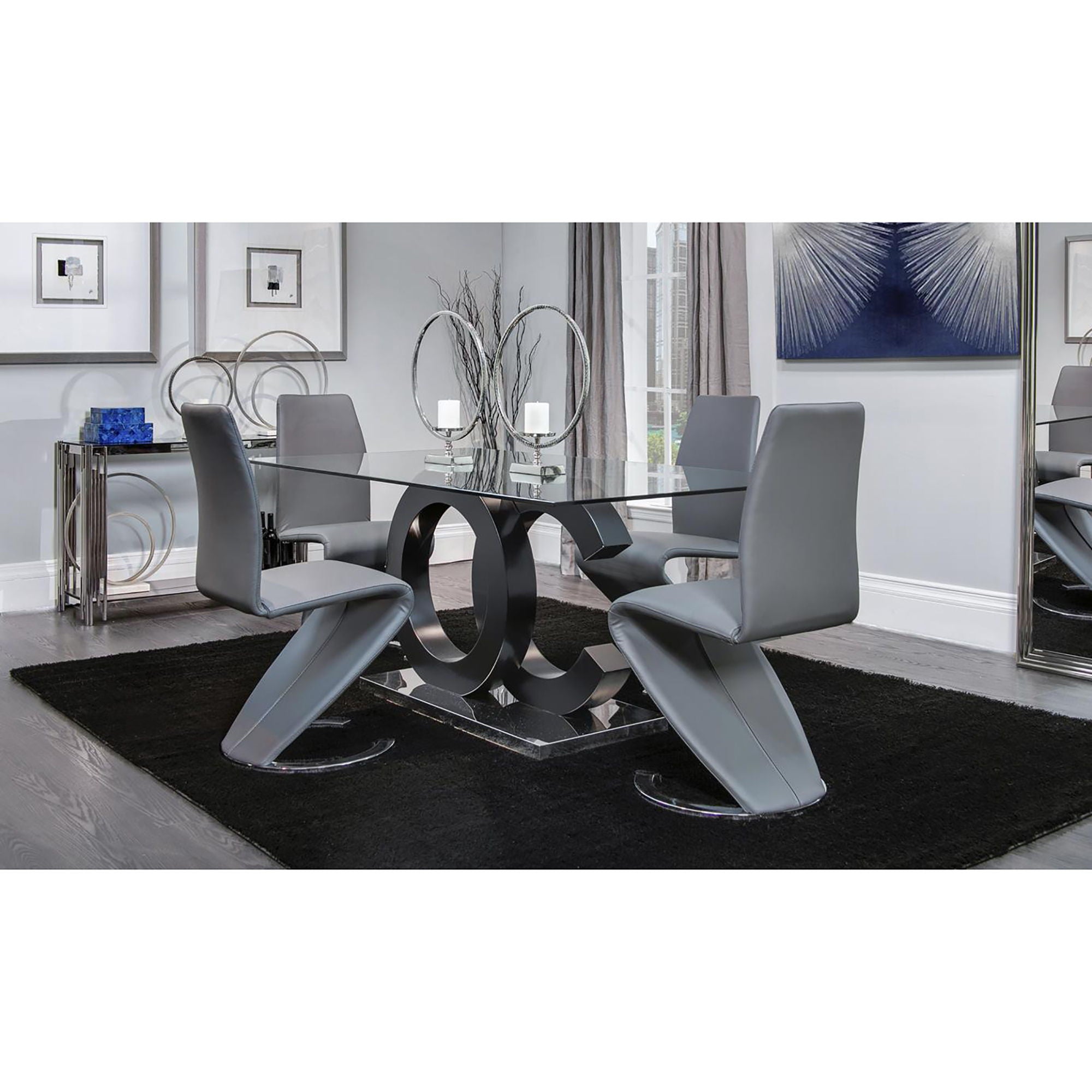 Aston - Dining Table - Black