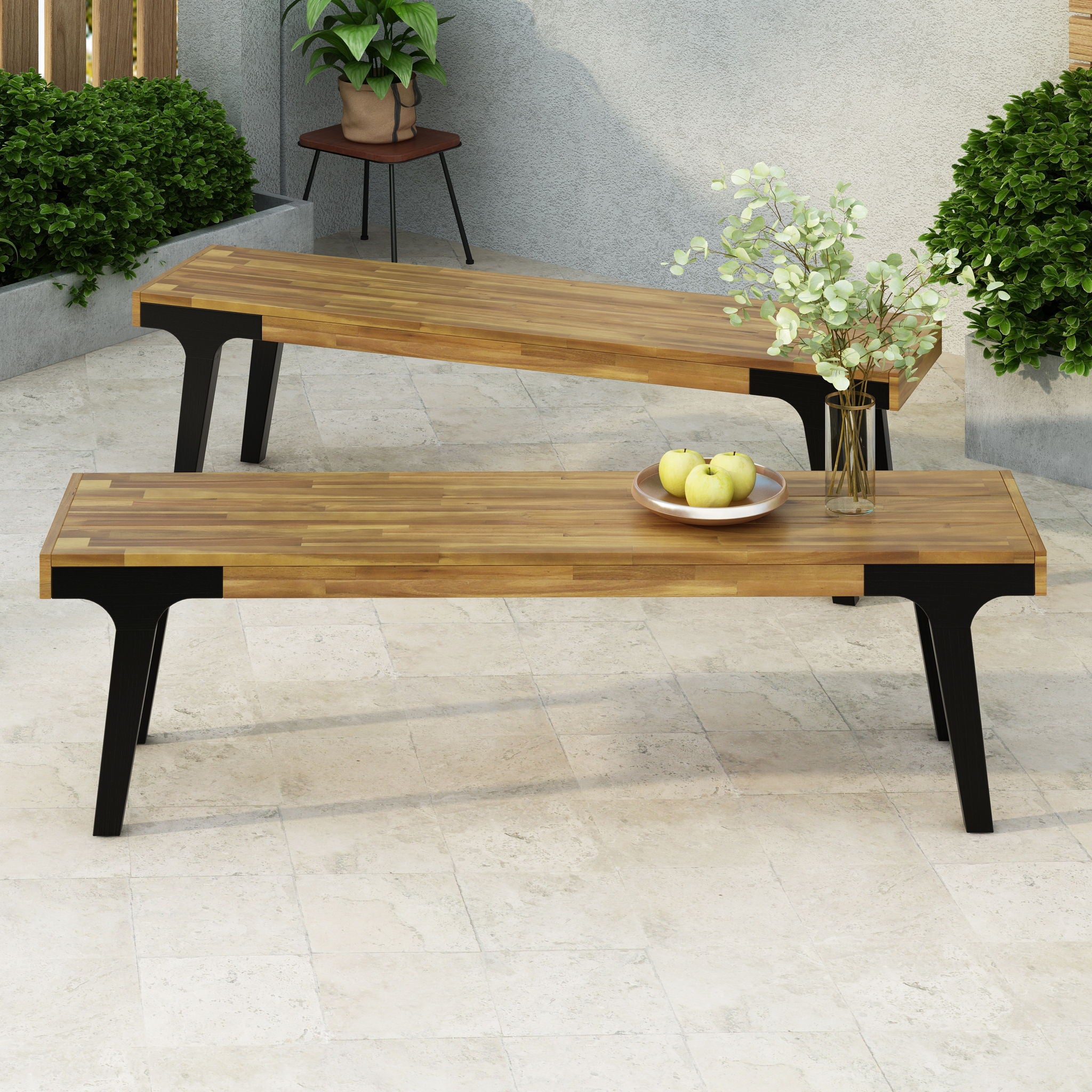 Dining Bench (Set of 2) - Teak