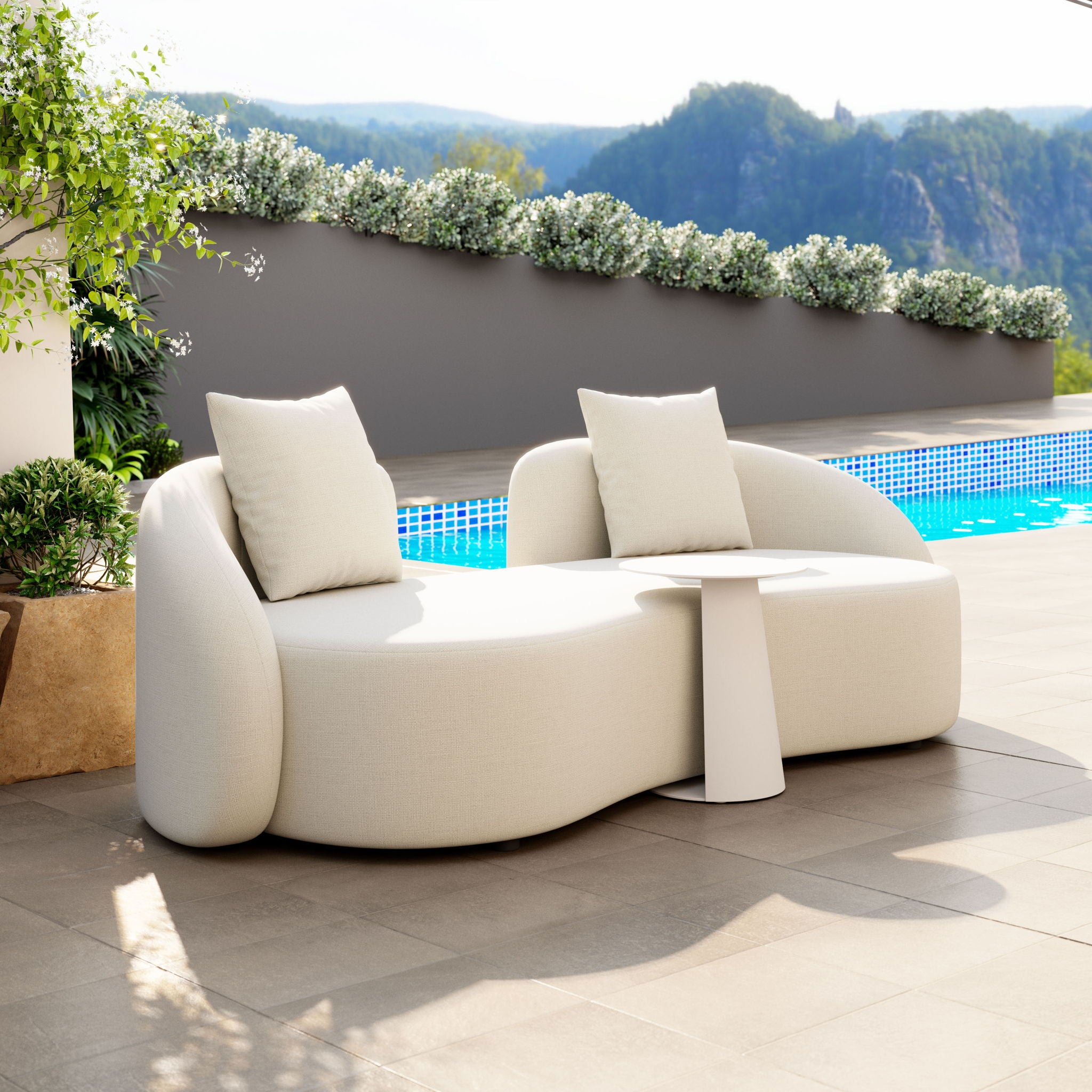 Sunny Isles - Loveseat - Beige