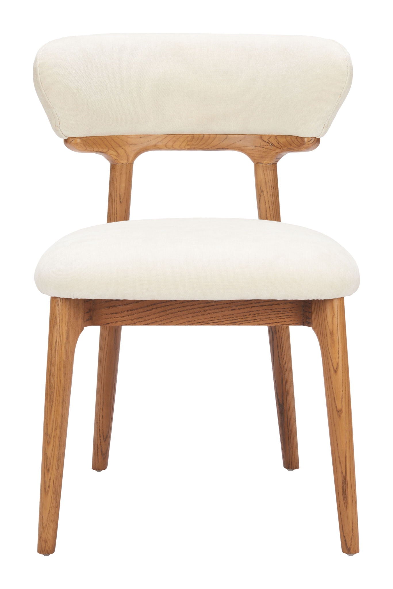 Cedar - Dining Chair (Set of 2) - White & Walnut