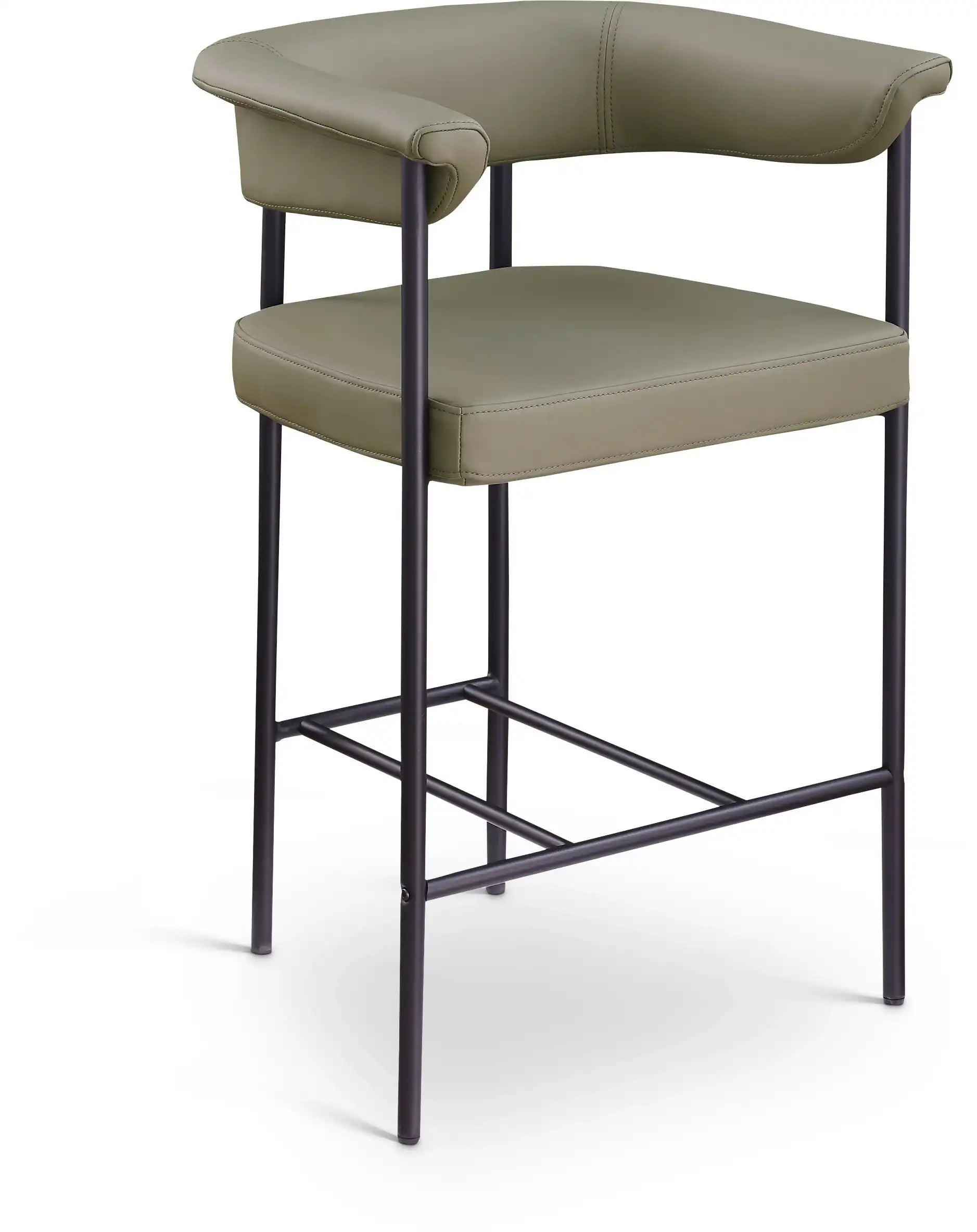 Malin - Faux Leather Counter Stool (Set of 2)