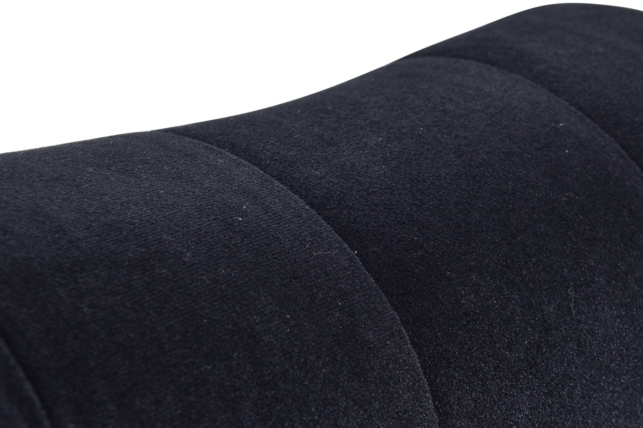 58" Velvet Chaise Lounge with Nailhead Trim and Solid Wood Legs