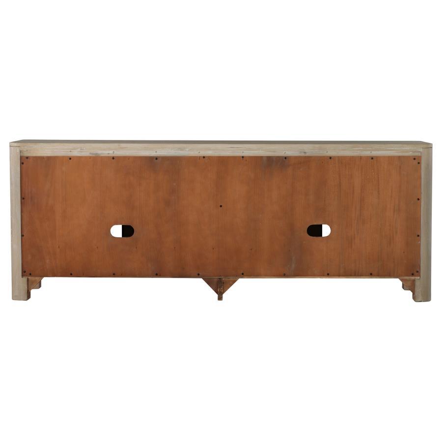 Solano - 71" 2-door TV Stand Media Console - Weathered Mango
