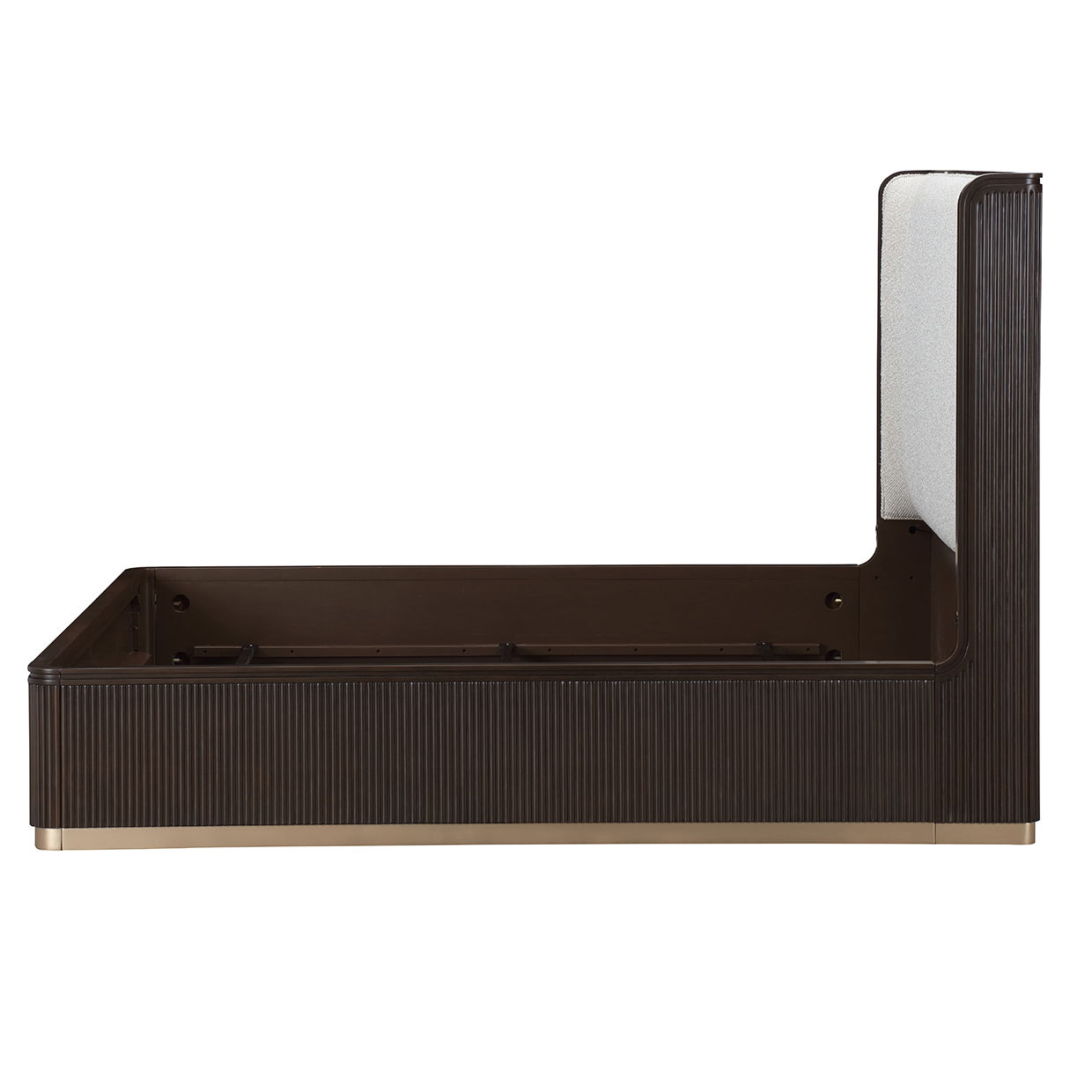 West Kensington - Eastern King Bed - Buff / Medium Espresso