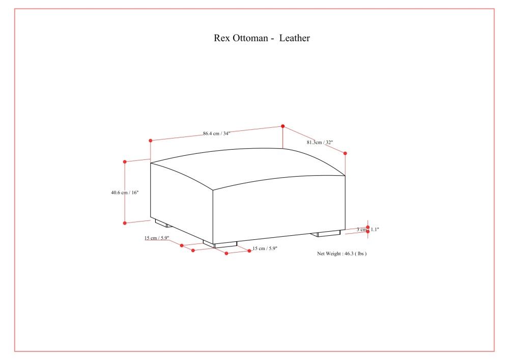 Rex - Versatile Design Ottoman - Best Buy Furniture