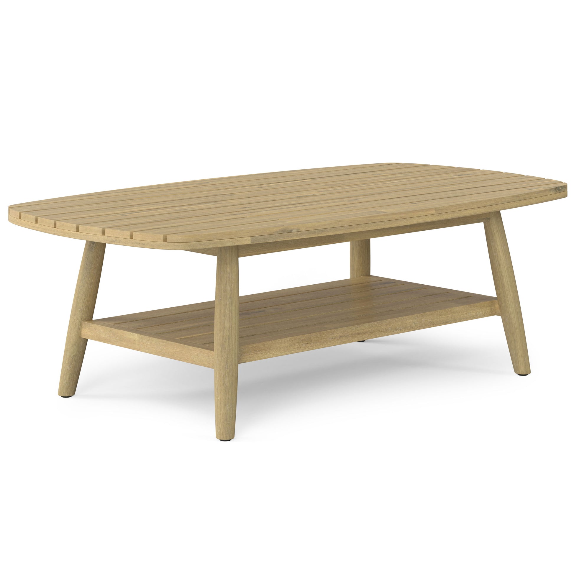 Bayshore - Outdoor Coffee Table - Light Teak - Best Buy Furniture