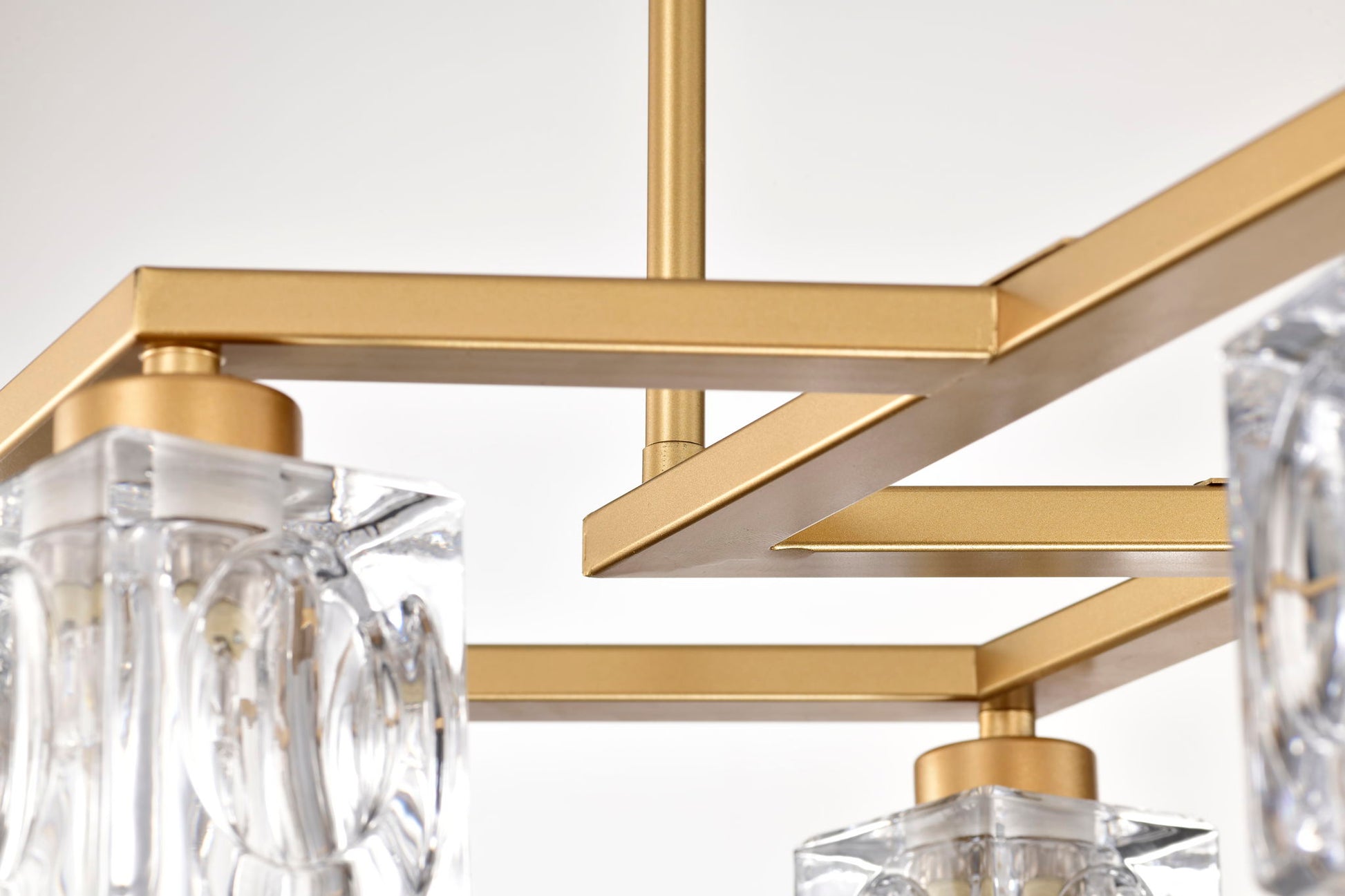 Crystal Chandelier For Dining Room, 8 Light Kitchen Chandelier Light Fixture Modern Metal Industrial Chandeliers For Farmhouse Entryway Living Room (8*G9 Bulbs Included) - Matte Gold - Best Buy Furniture