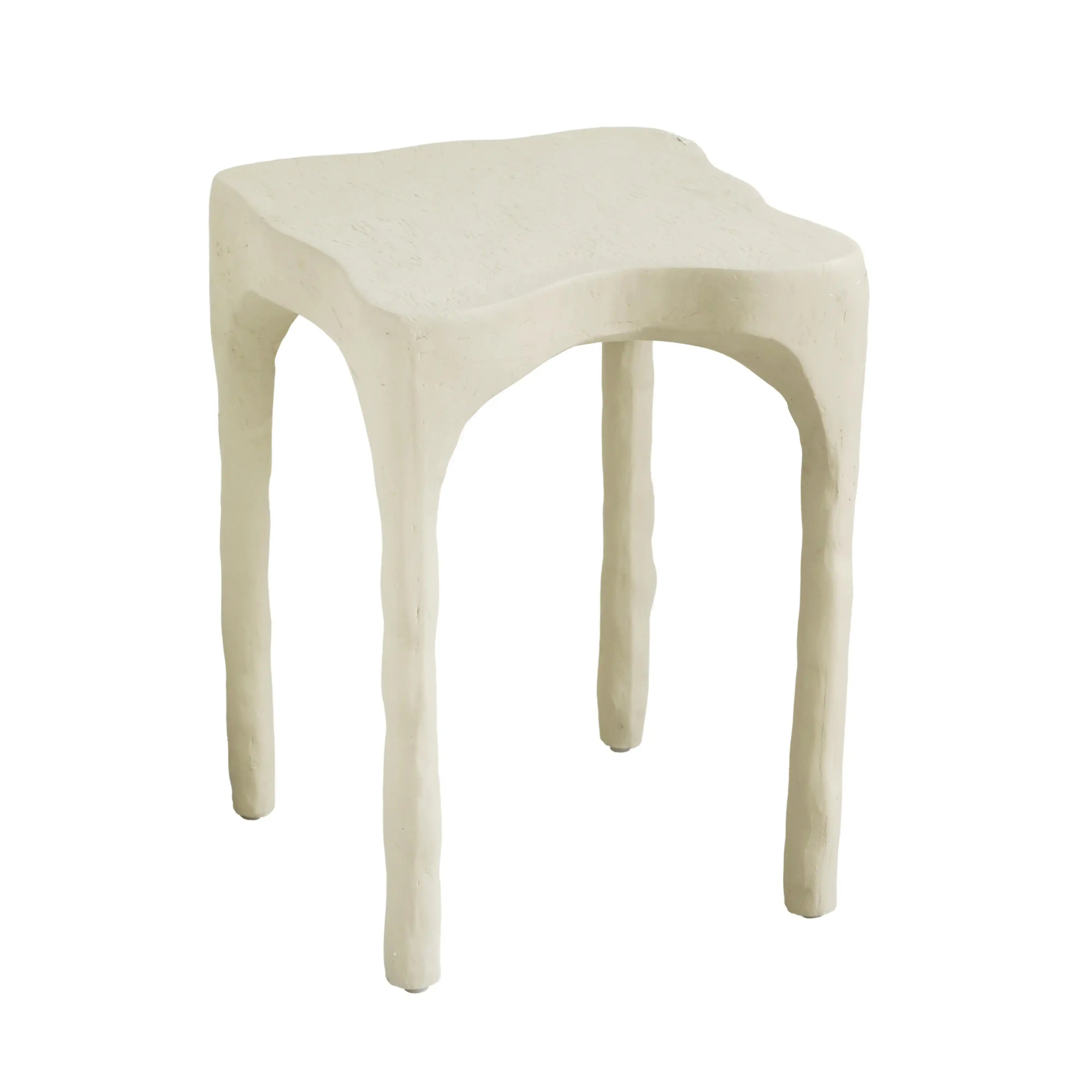 Skully - Textured Side Table - Cream