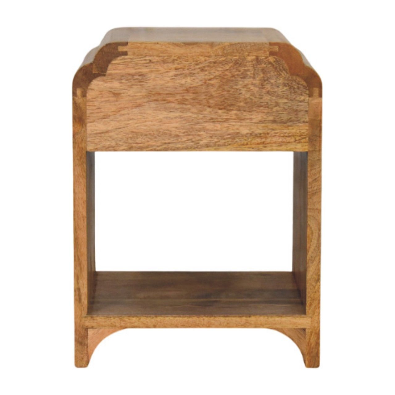 Newton - Mini Nightstand With A Drawer And Open Shelf