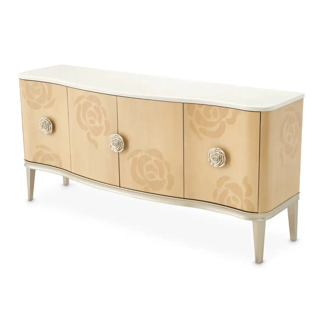 Camellia Field - Wood Sideboard