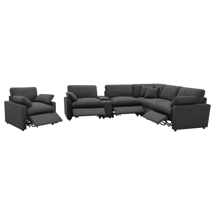 Collins - Upholstered Power Recliner Chair