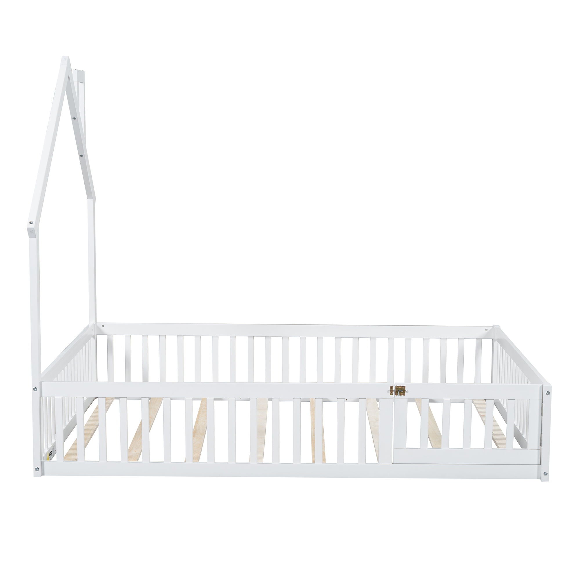 House Platform Bed With Guardrail
