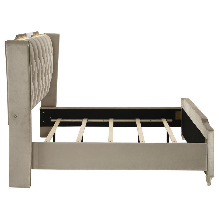 Lorient - LED Upholstered Bed