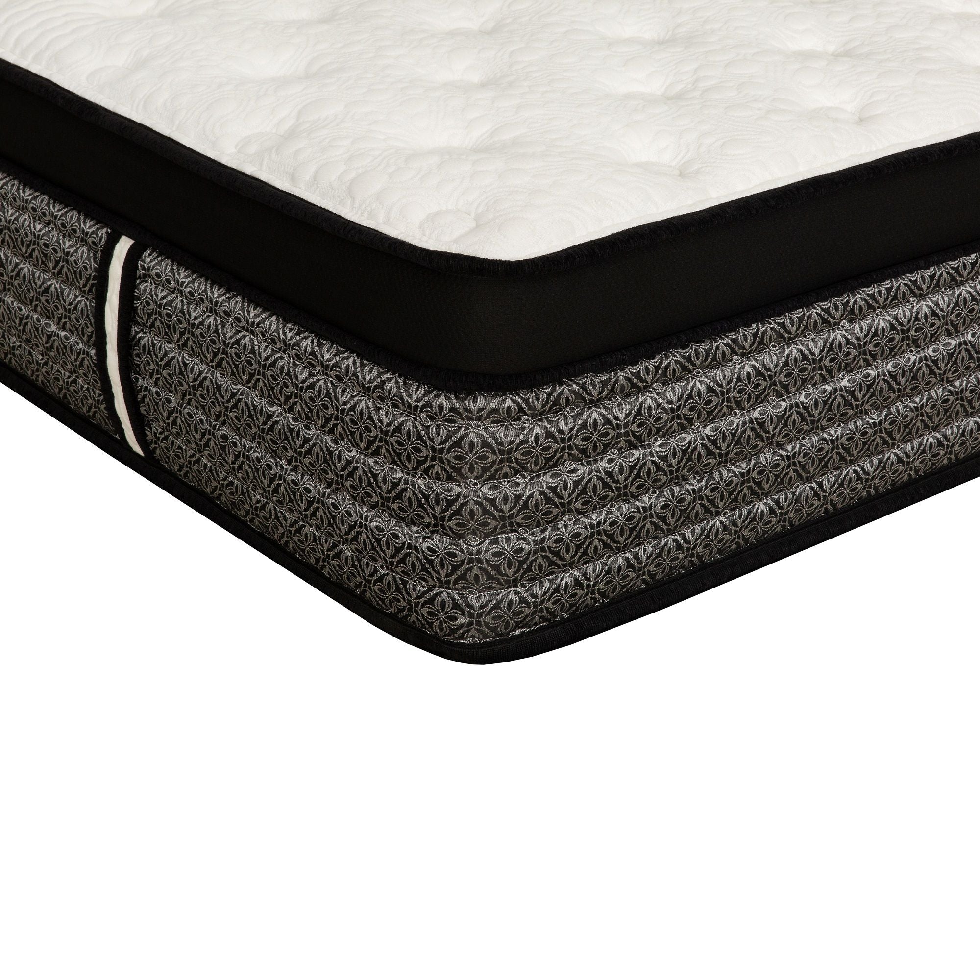 Premium 16" Queen Size Hybrid Mattress In A Box Plush Gel Memory Foam Top With Cooling Technology - Gray / White