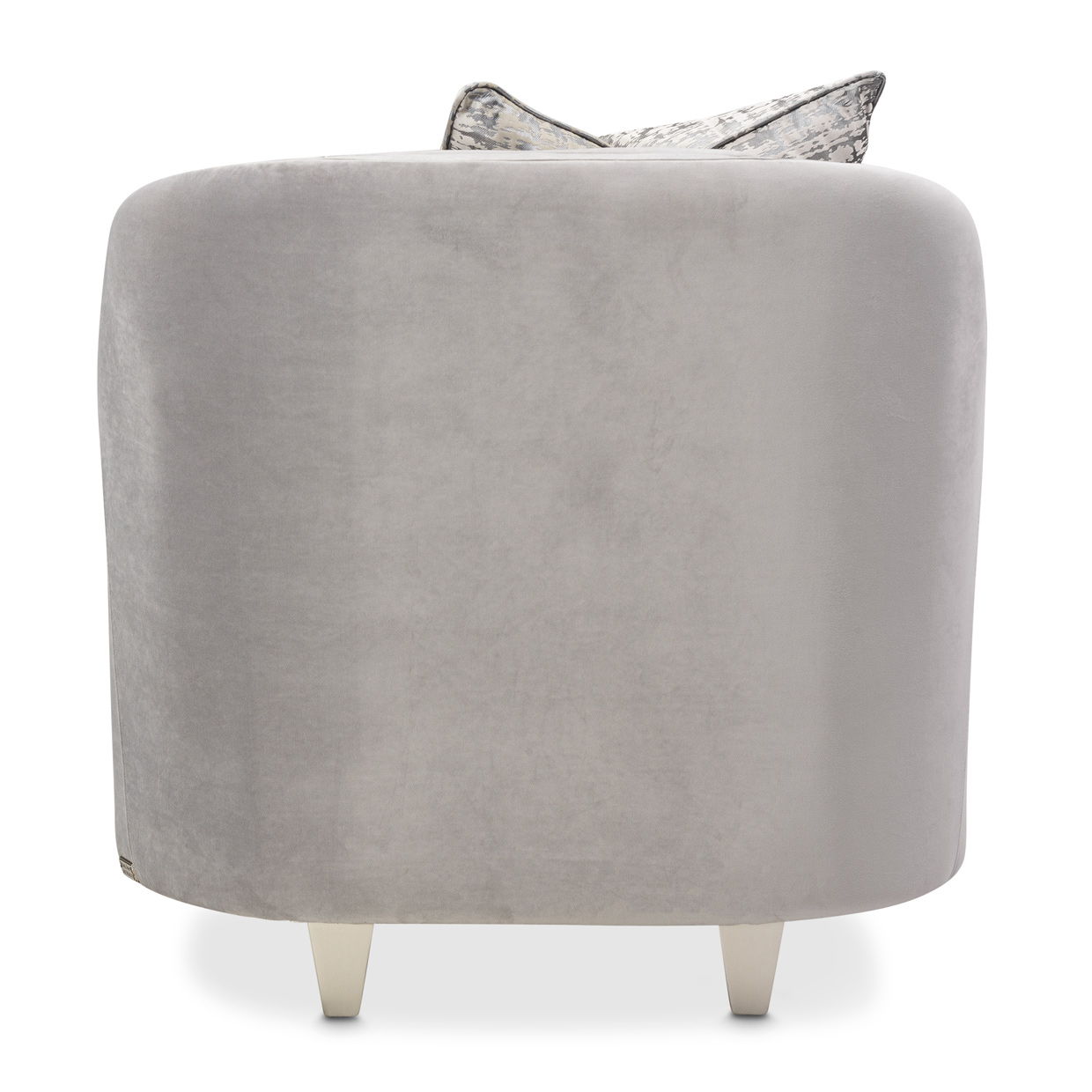 Roxbury Park - Velvet Matching Chair - Steel/Slate