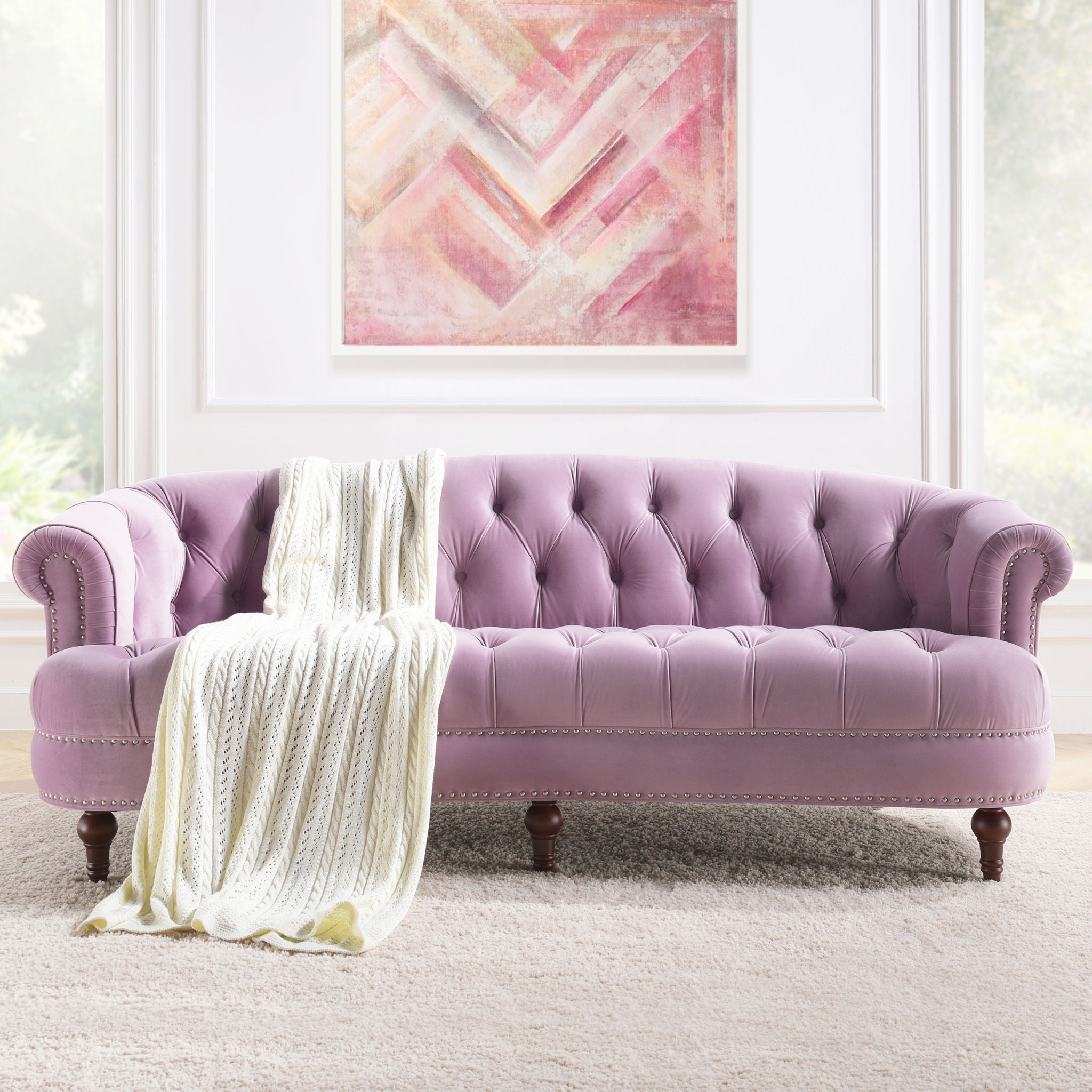 La Rosa - Victorian Chesterfield Tufted Sofa