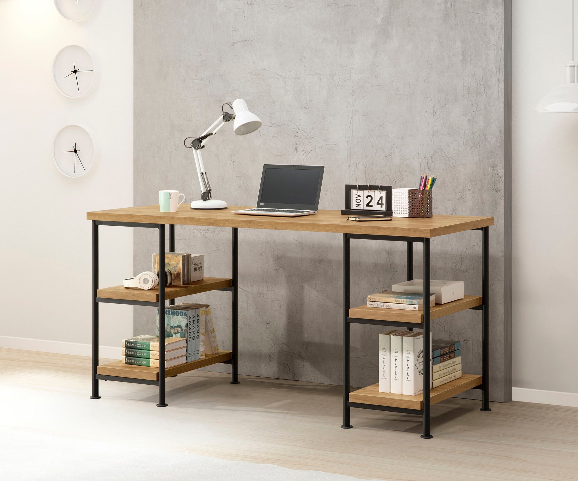 Desk - Golden - Best Buy Furniture