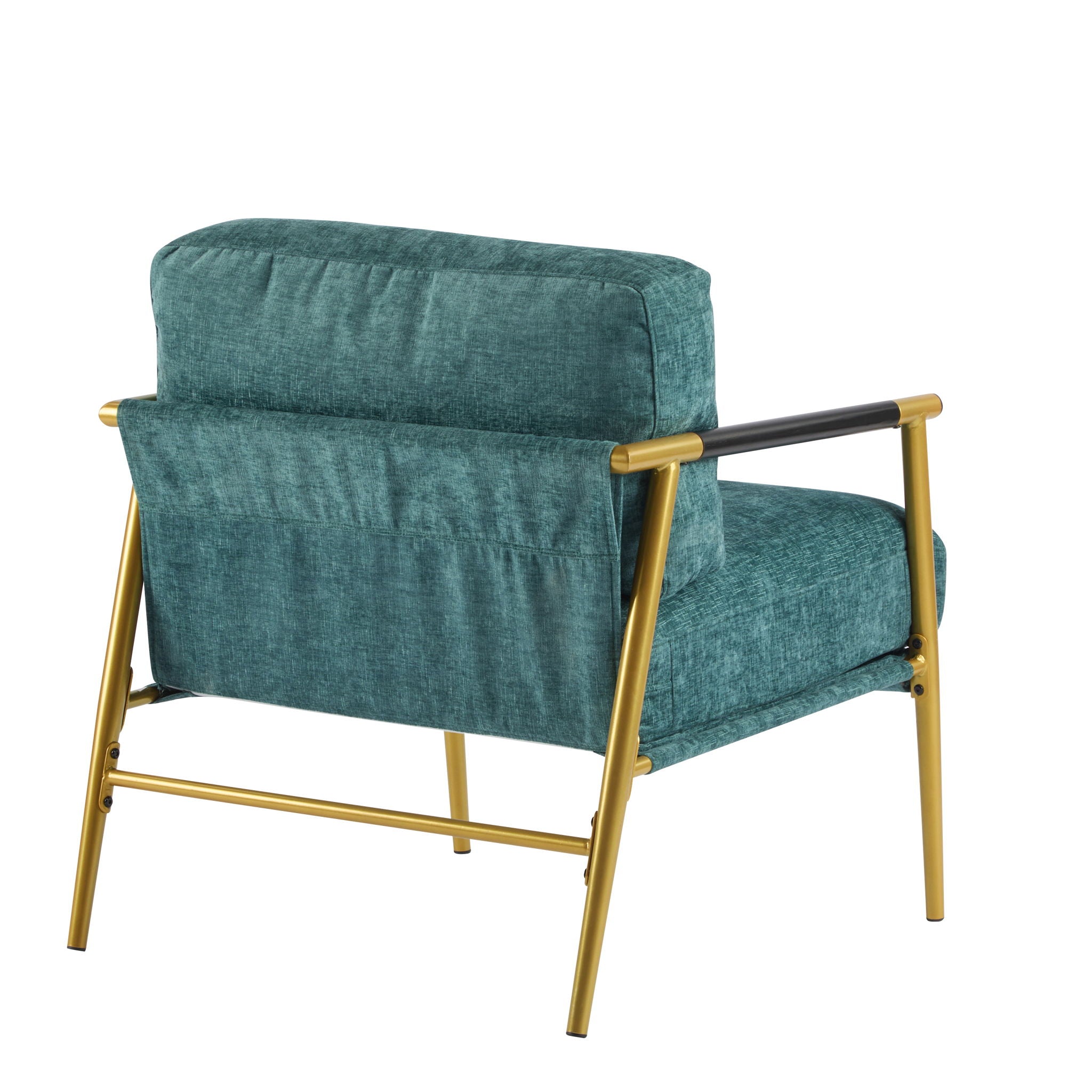 Modern Accent Chair With Plush Cushions, Cozy Seating