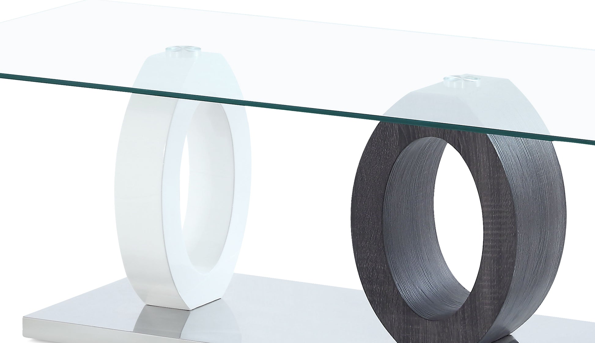 Tracker - Coffee Table - Brown / White - Best Buy Furniture