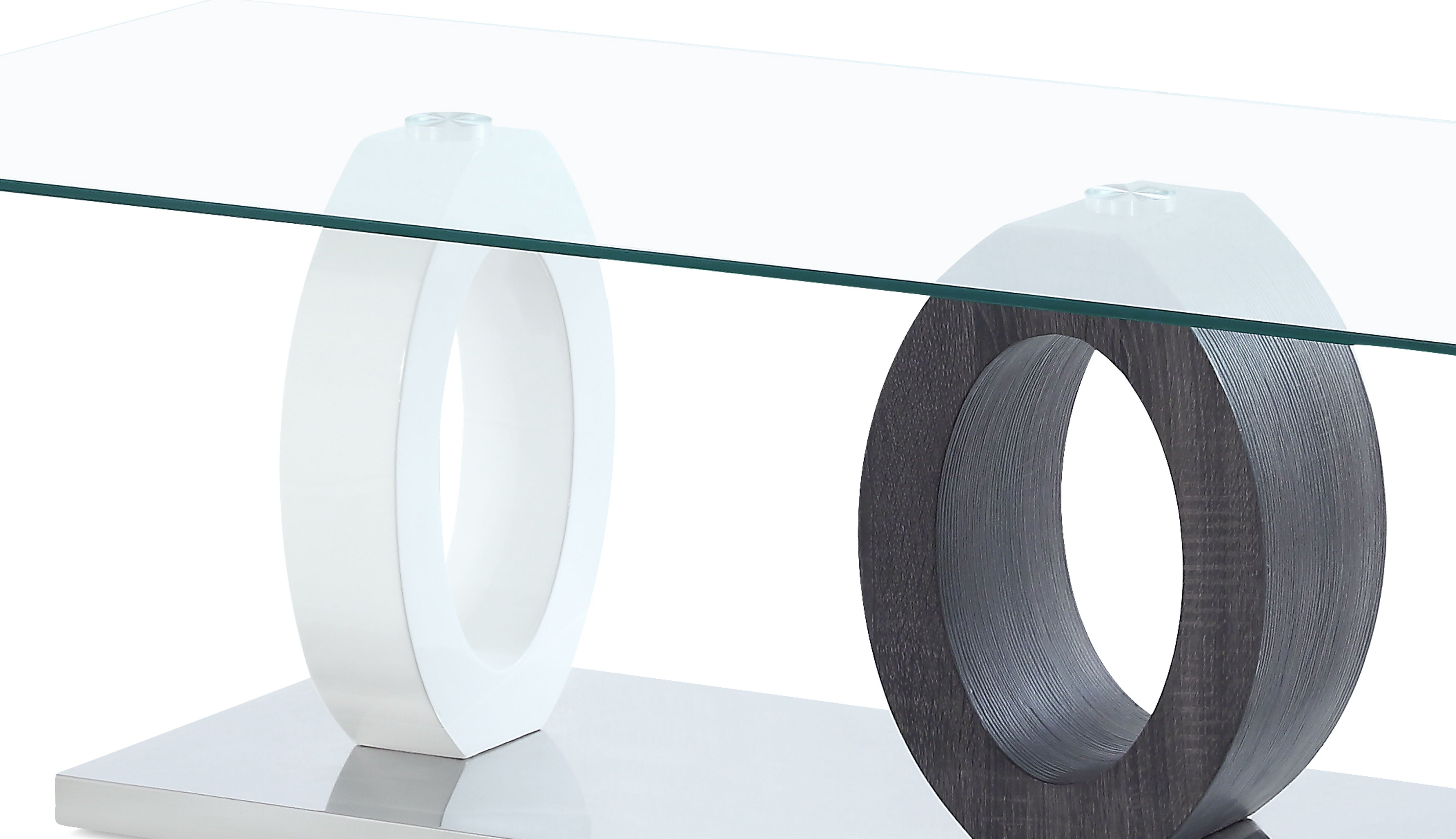 Tracker - Coffee Table - Brown / White - Best Buy Furniture