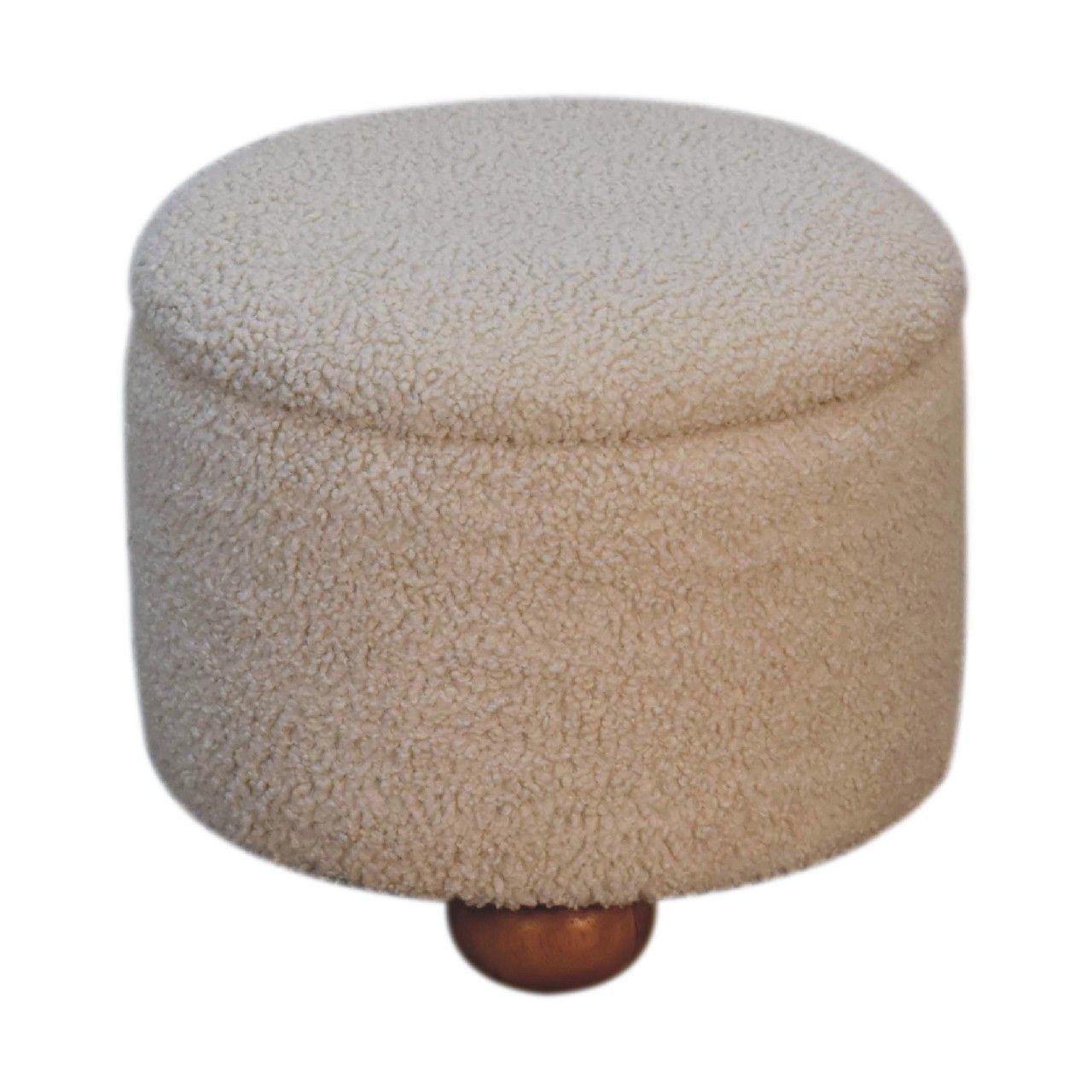 Storage Footstool - Cream - Best Buy Furniture